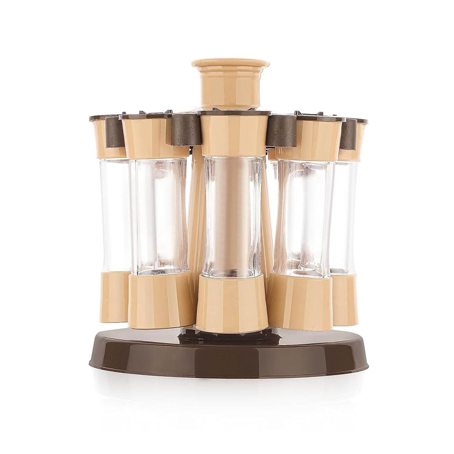 360 Revolving Spice Rack For Kitchen And Dining Table 8 Spice Jars - 9XShoppy