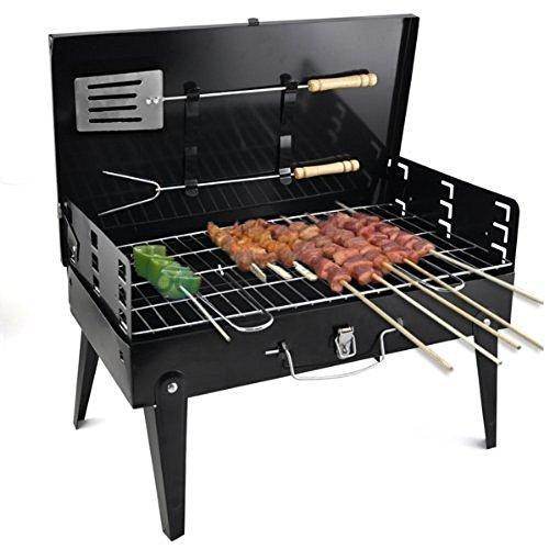 Stainless Steel Briefcase Style Barbecue Grill Toaster - 9XShoppy