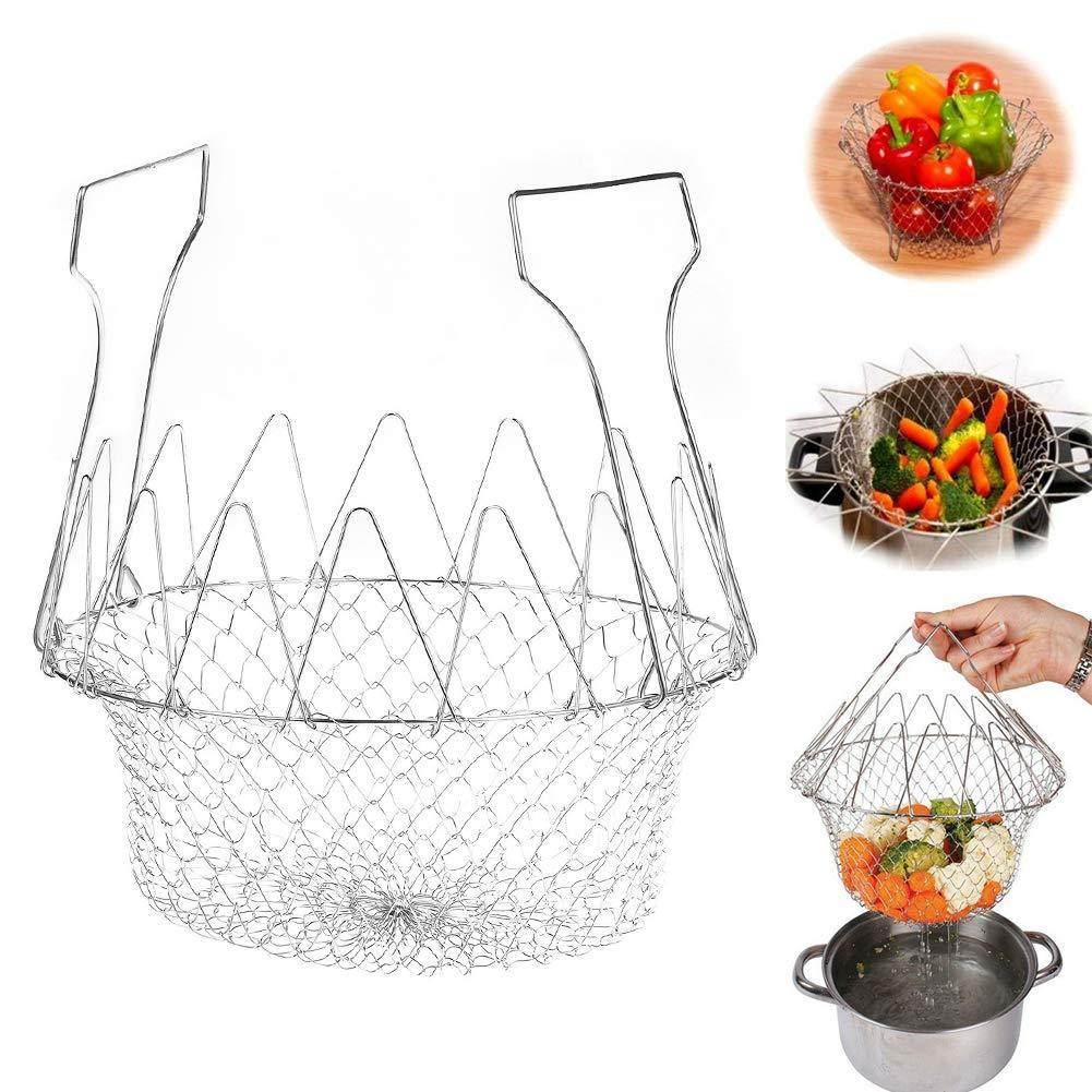 Foldable Strainer Chef Basket - 9XShoppy