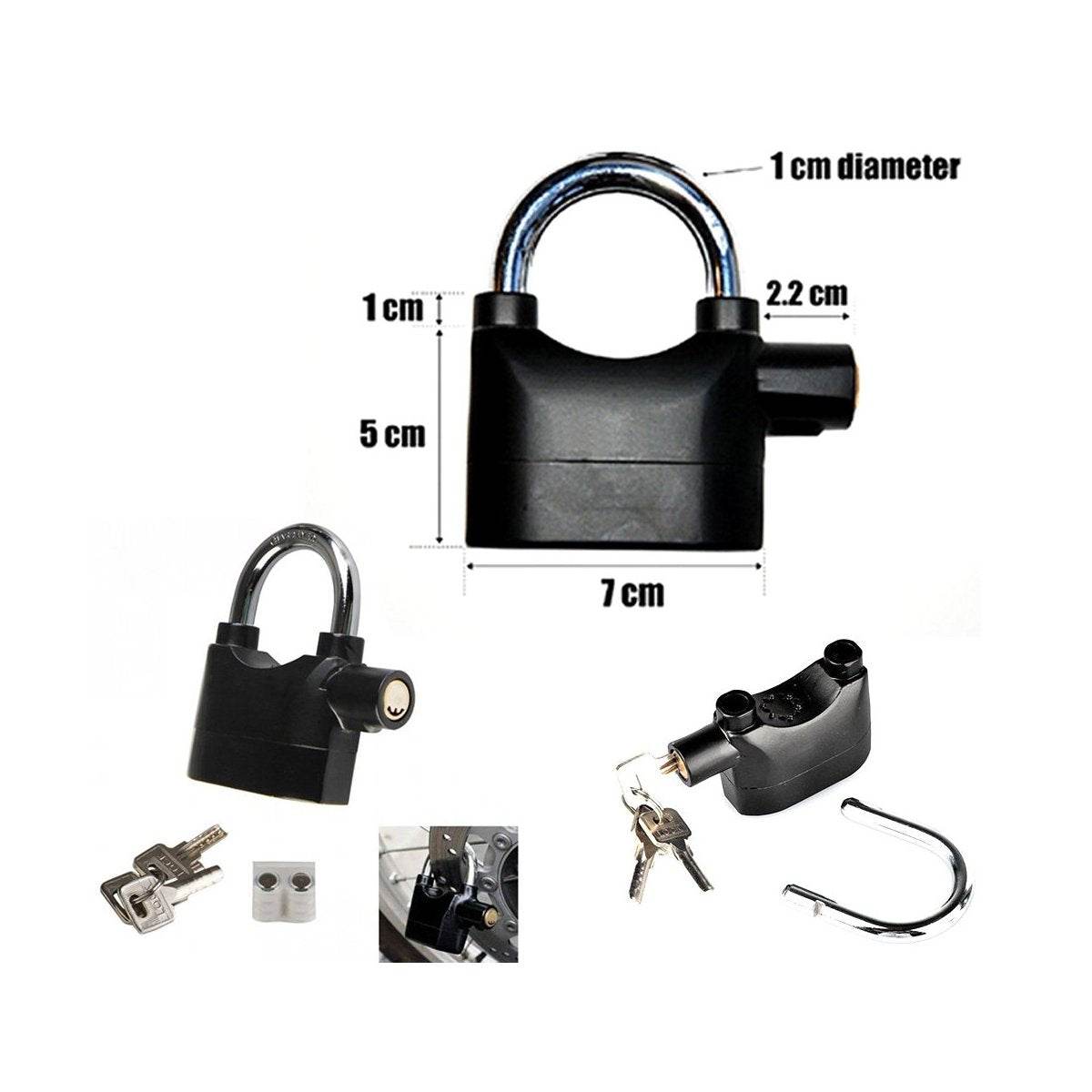 Anti Theft Security Pad Lock With Smart Alarm - 9XShoppy