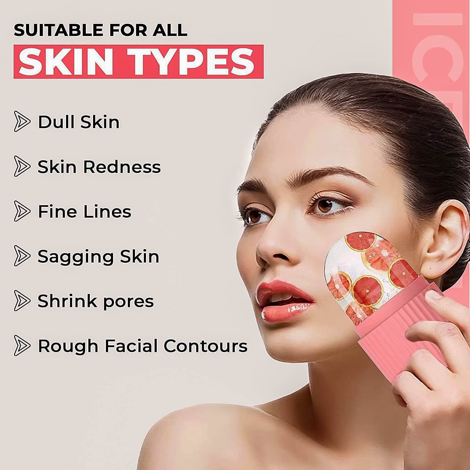 Beauty Face Massage Ice Roller (1 Pc) - 9XShoppy