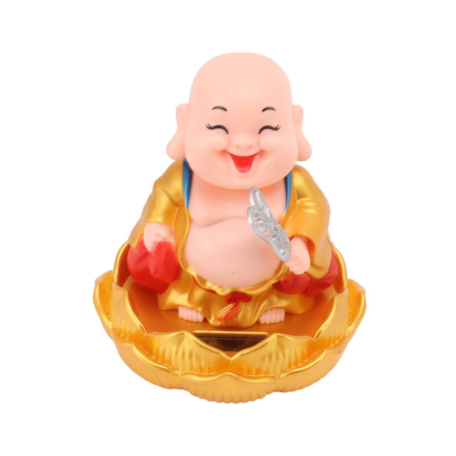 Solar Power Moving Buddha Car Ornament (1 Pc) - 9XShoppy