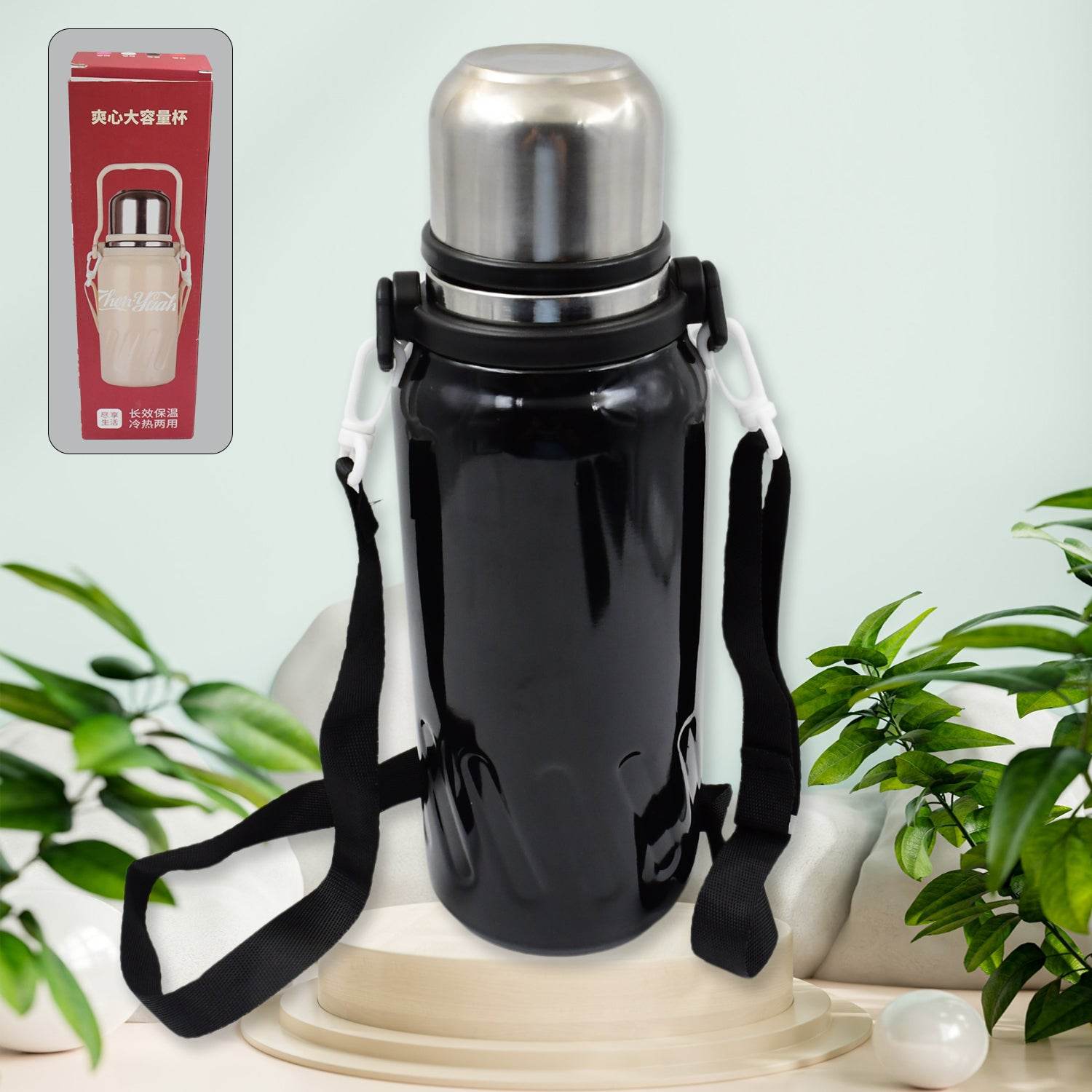 Stainless Steel Water Bottle Vacuum Insulated Cup Bottle (1200 Ml) - 9XShoppy