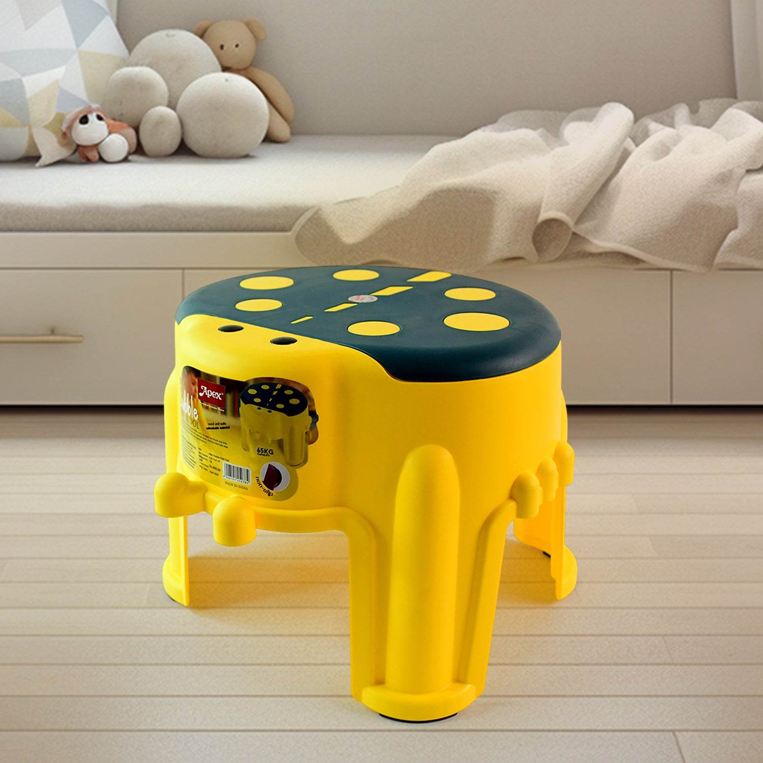 Apex Bubble Kids Stool Durable Plastic Step Stool For Kids (1 Pc) - 9XShoppy
