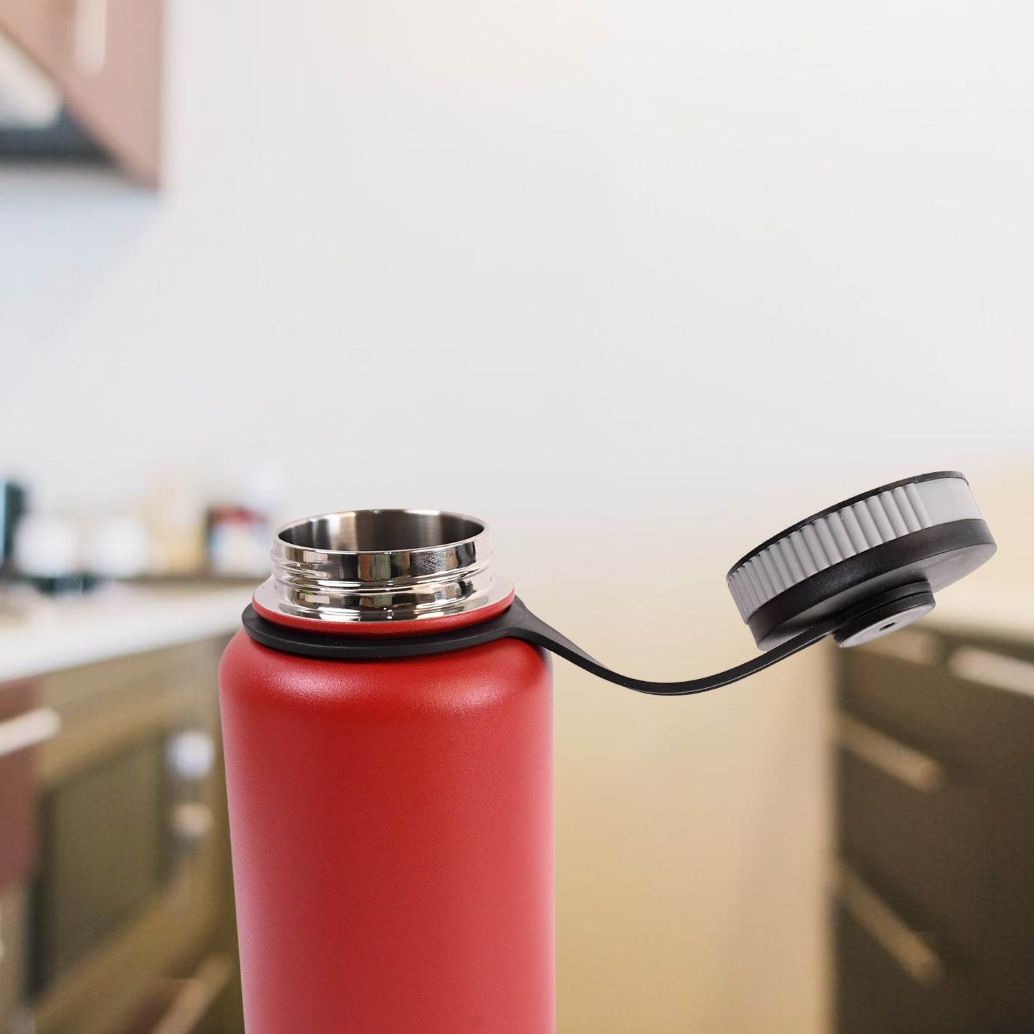 Stainless Steel Double Wall Vacuum-insulated Drink Water Bottle (1000 Ml Mix Color) - 9XShoppy