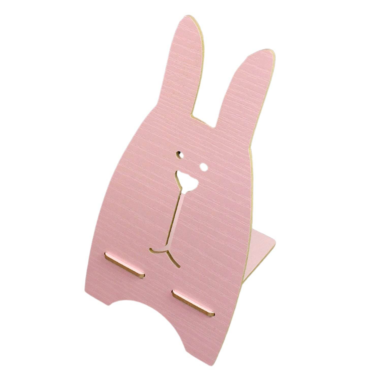 Wooden Cute Lovely Rabbit Design Mobile Stand (1 Pc) - 9XShoppy
