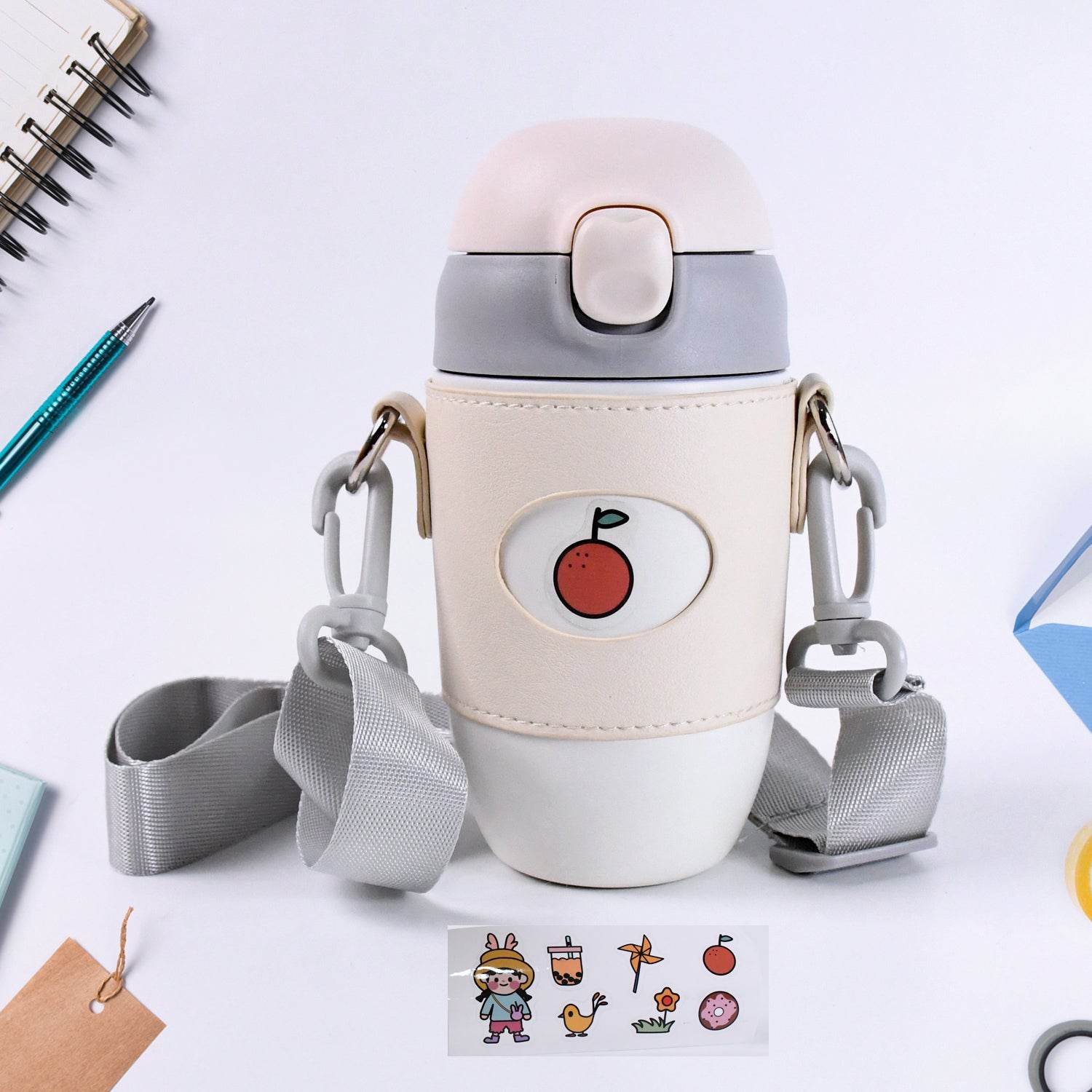 Stainless Steel Coffee Tean Bottle 350ml Insulated Water Bottle - 9XShoppy