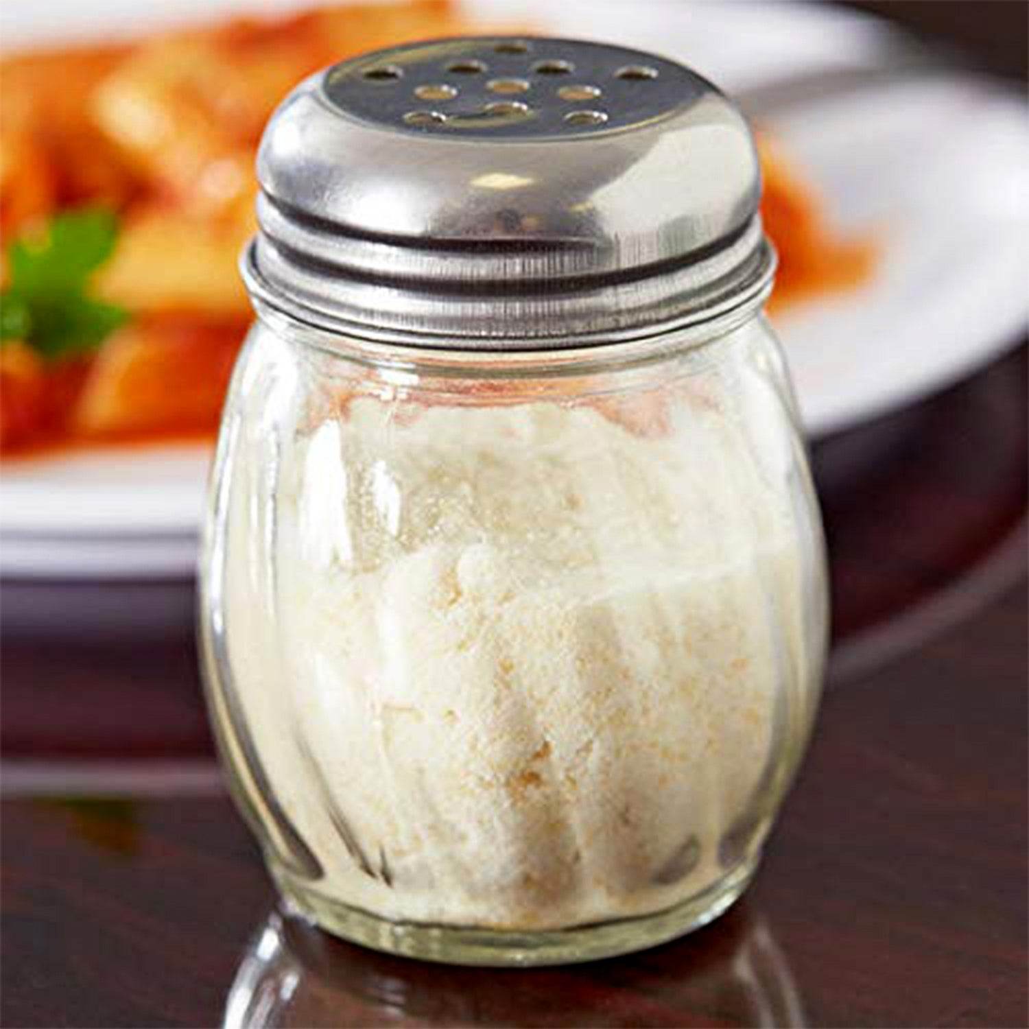 Apex Oregano Chilli Flakes Dispenser Set 2 Pcs Glass Spice Shaker With Stainless Steel Lid - 9XShoppy