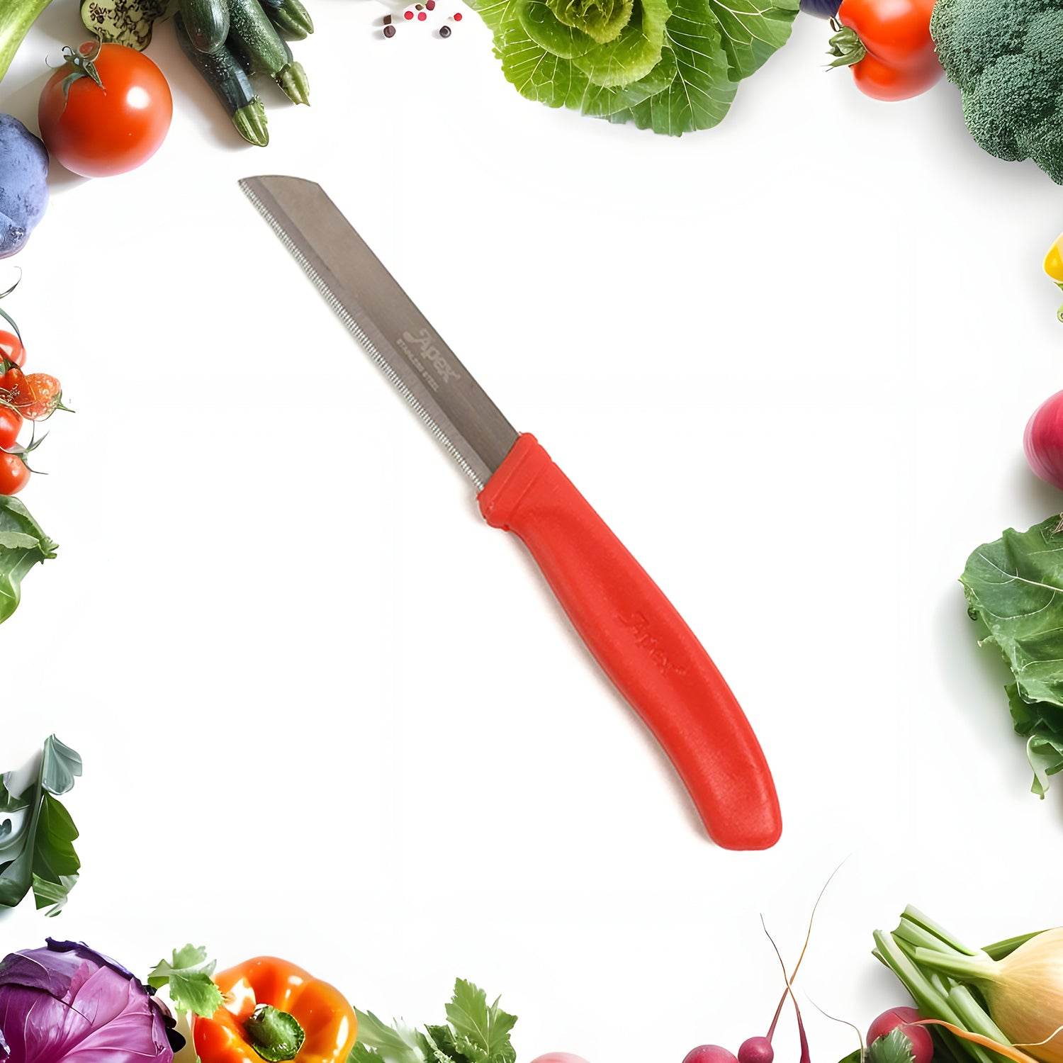 Apex 3-piece Stainless Steel Kitchen Knife And Peeler Set - 9XShoppy