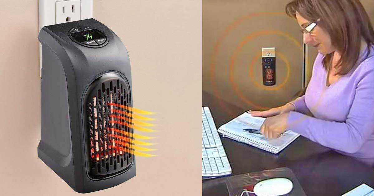 Electric Mini Handy Heater Plug-in Wall (400w) - 9XShoppy