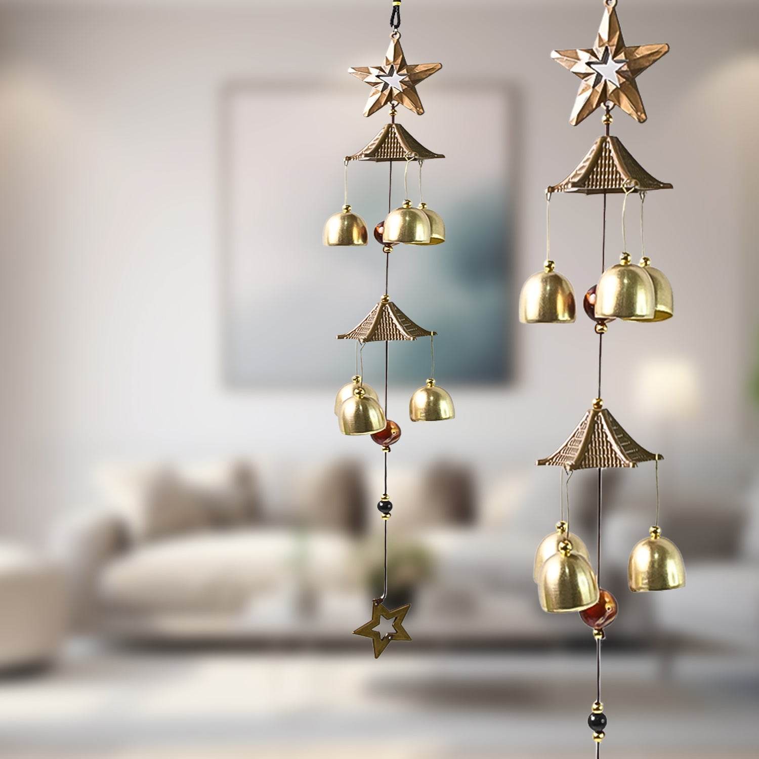 Home Decor Wind Chimes Outdoor Hanging (1 Pc) - 9XShoppy