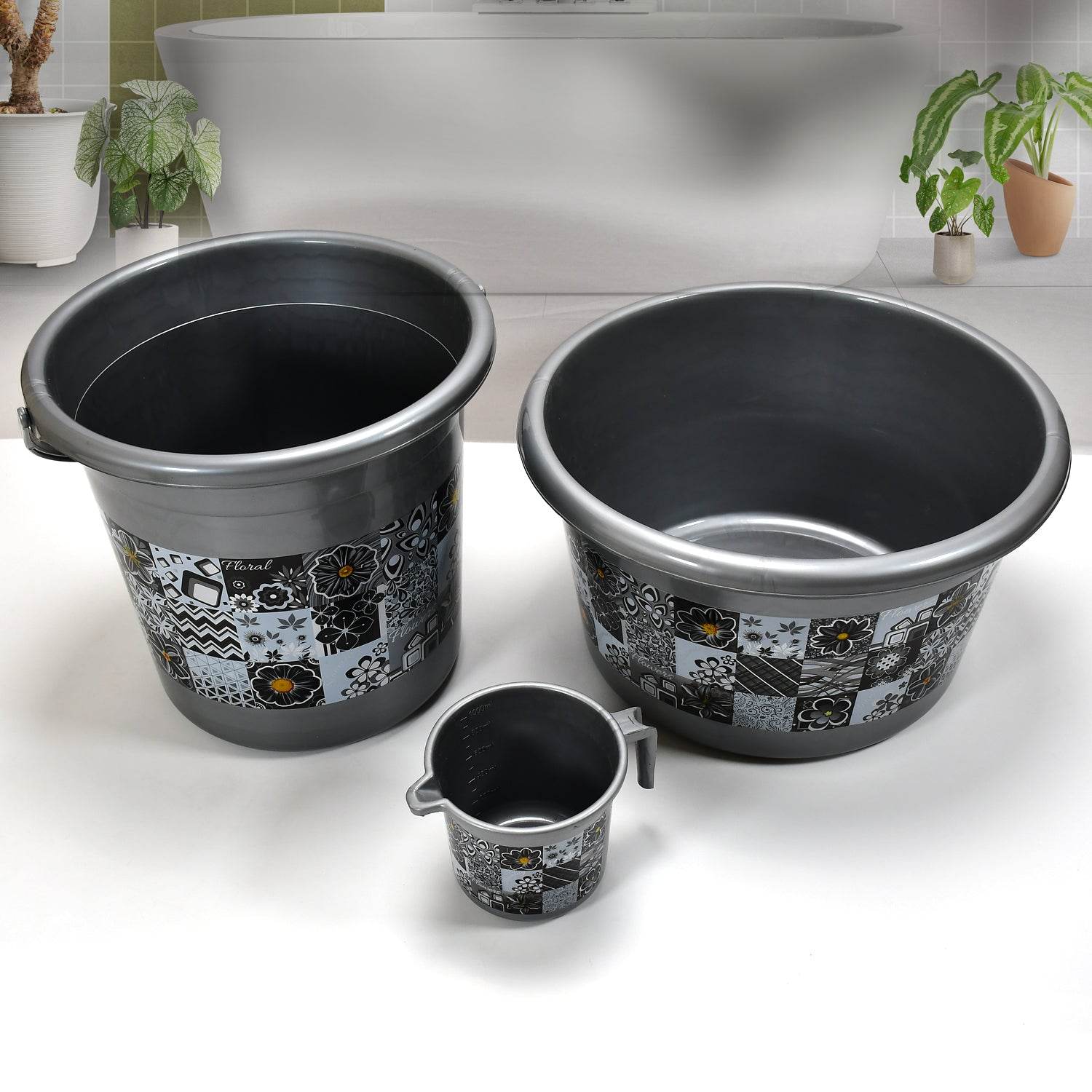 Large Capacity Plastic Bathroom Set - 9XShoppy