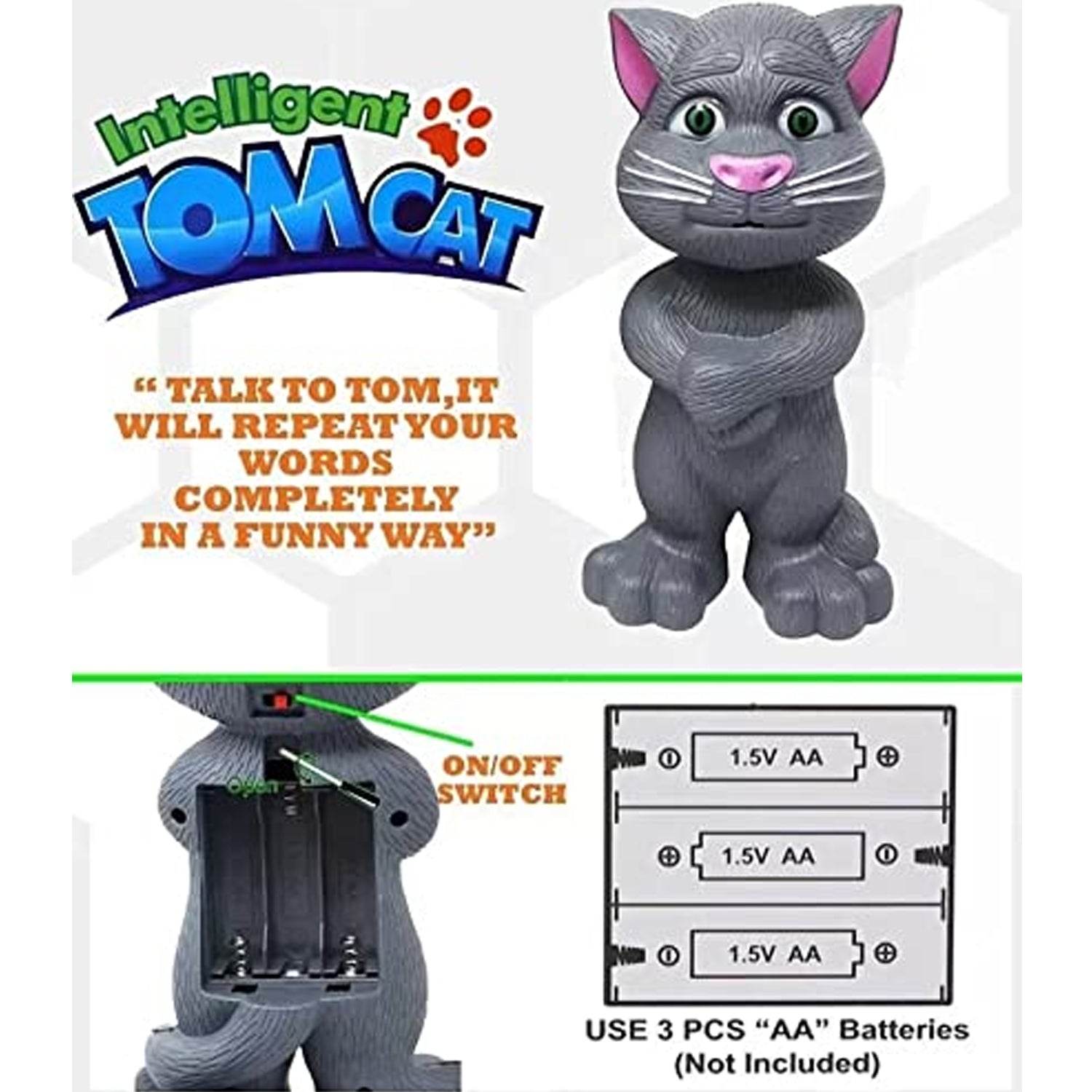 Talking Mimicry Touching Tom Cat Intelligent Interactive Toy With Wonderful Voice For Kids Children Playing And Home Decorate. - 9XShoppy