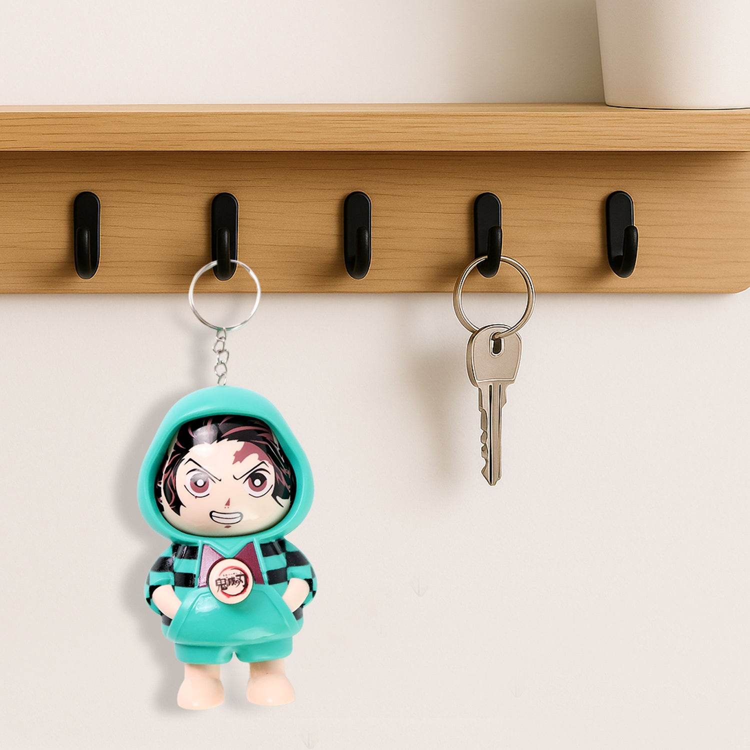 Cartoon Character Design Cute Action Figure Keychain (Mix Design 1 Pc) - 9XShoppy