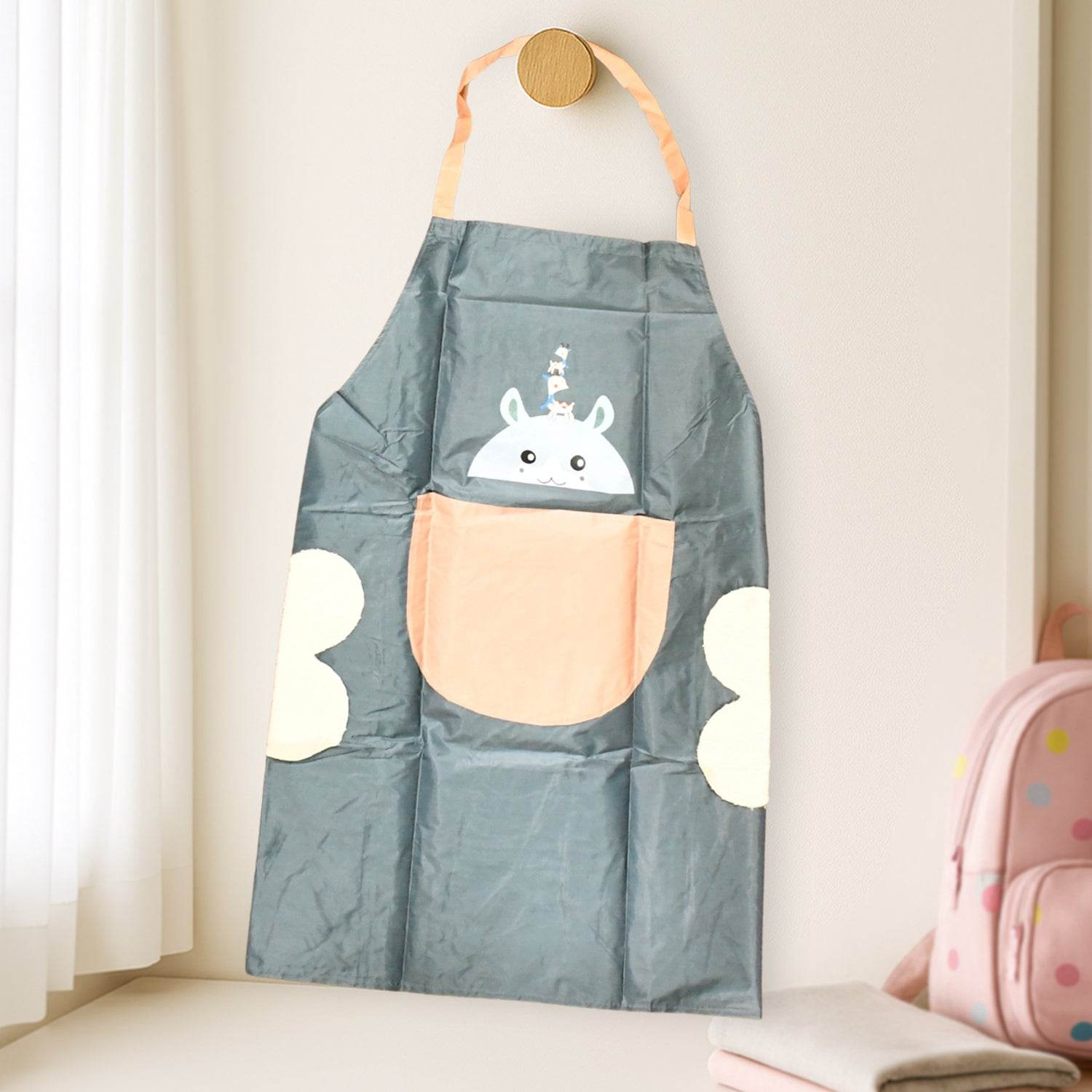 Cute Cartoon Animal Design Kitchen Apron (1 Pc) - 9XShoppy