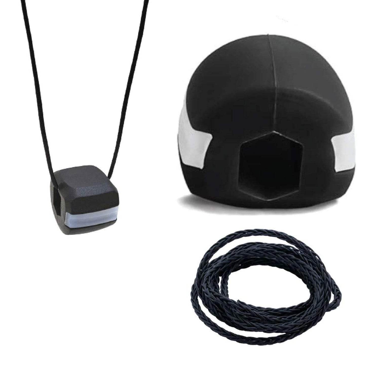 6101v Cn Blk Jaw Exerciser Used To Gain Sharp And Chiselled Jawline Easily And Fast. - 9XShoppy
