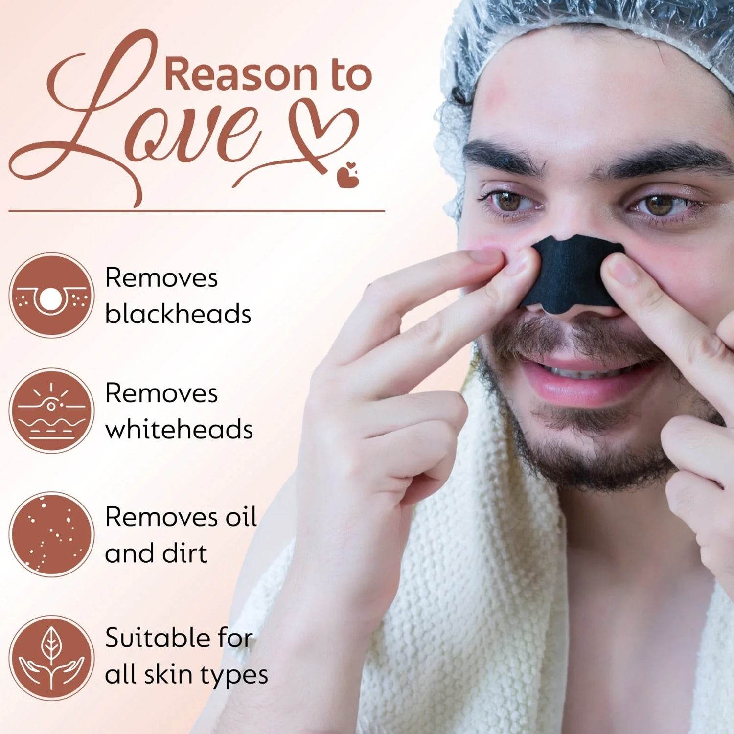 Inlief Bamboo Charcoal Deep Cleansing Nose (8 Strips) - 9XShoppy
