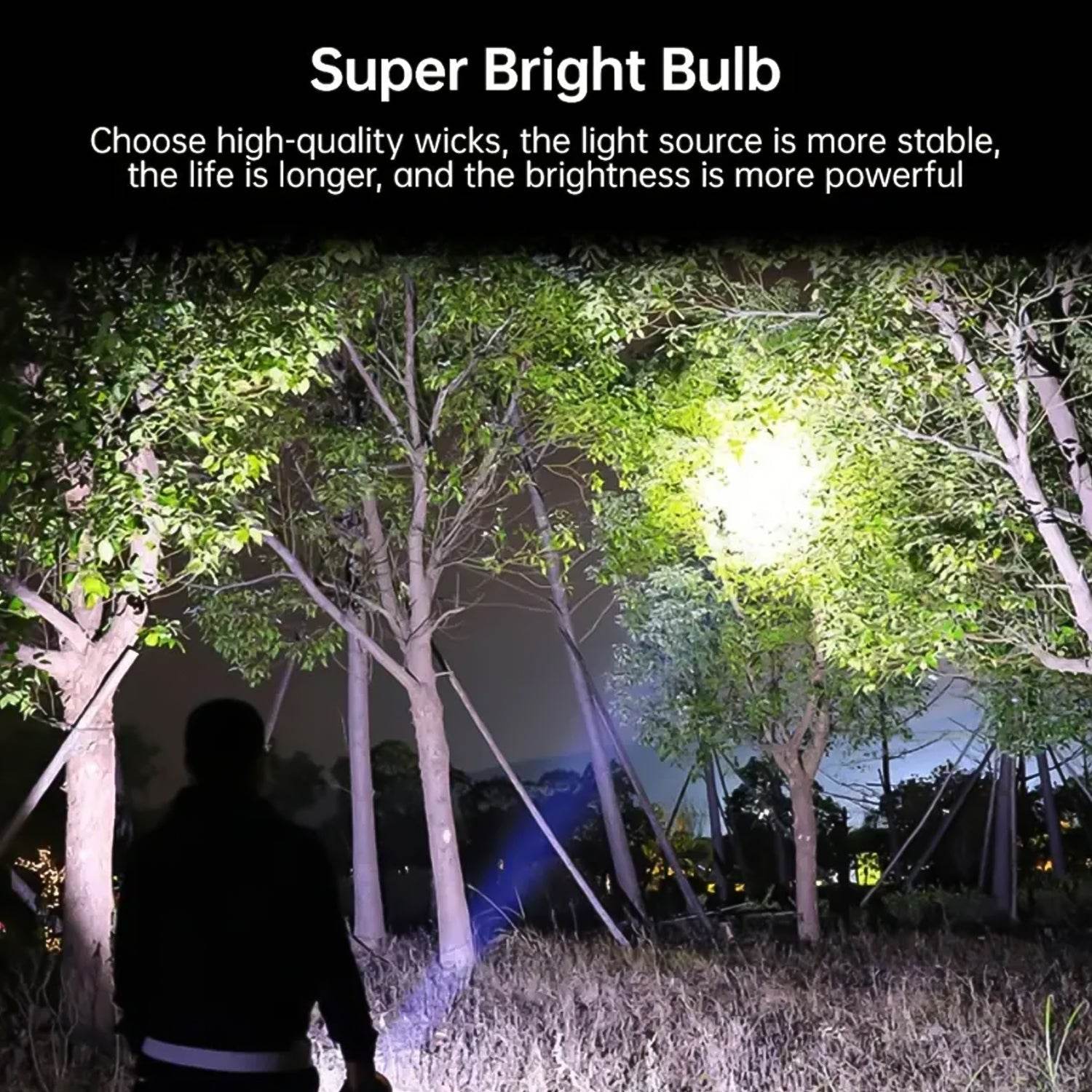 Portable Flashlight Torch Cob 7led Hand Light Usb Rechargeable Light With Side Light (1 Pc) - 9XShoppy