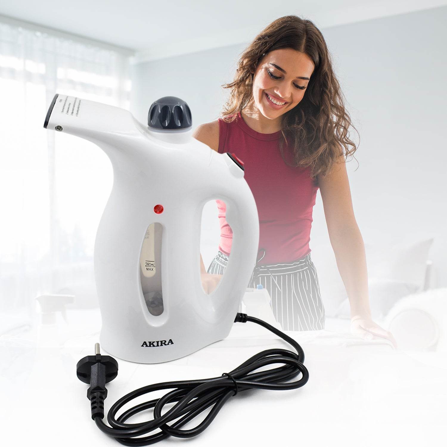 Portable Handheld Garment Facial Steamer (1 Pc) - 9XShoppy