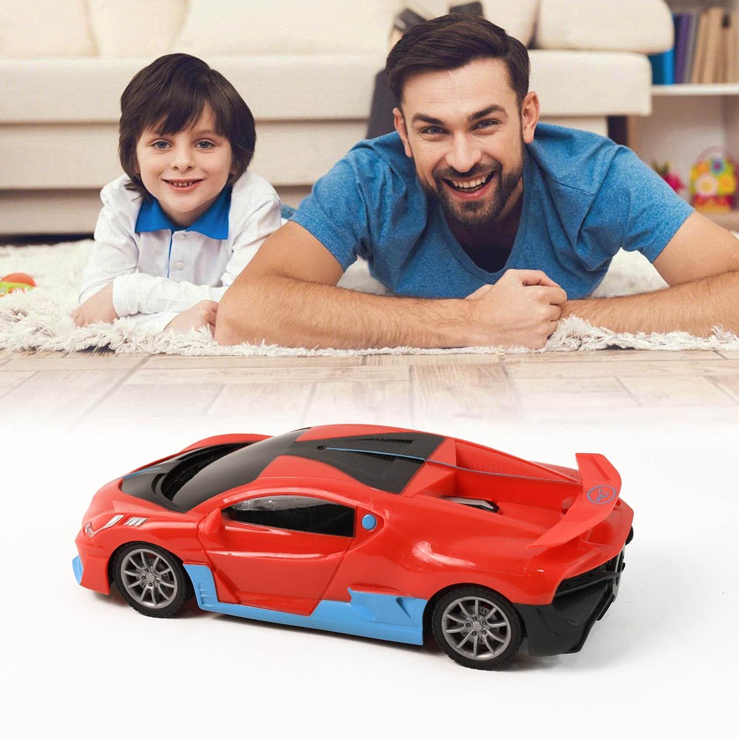 High-speed Rc Sports Car With Spray Exhaust Effect (1 Set) - 9XShoppy