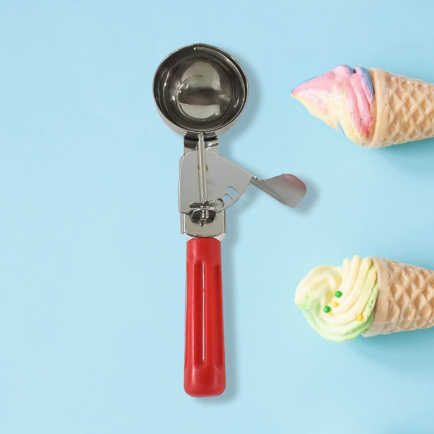 Apex Ice Cream Scoop 70 Ml Stainless Steel Head With Ergonomic Handle (1 Pc) - 9XShoppy