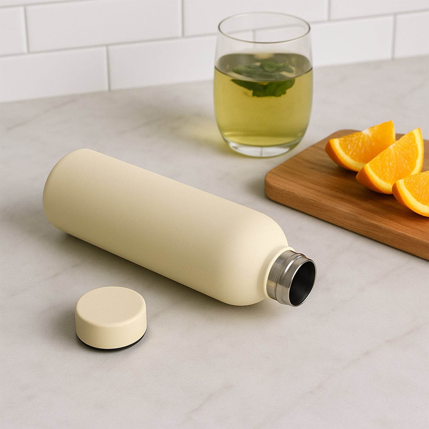 Stainless Steel Double Wall Vacuum-insulated Drink Water Bottle (Mix Color 500 Ml Approx) - 9XShoppy
