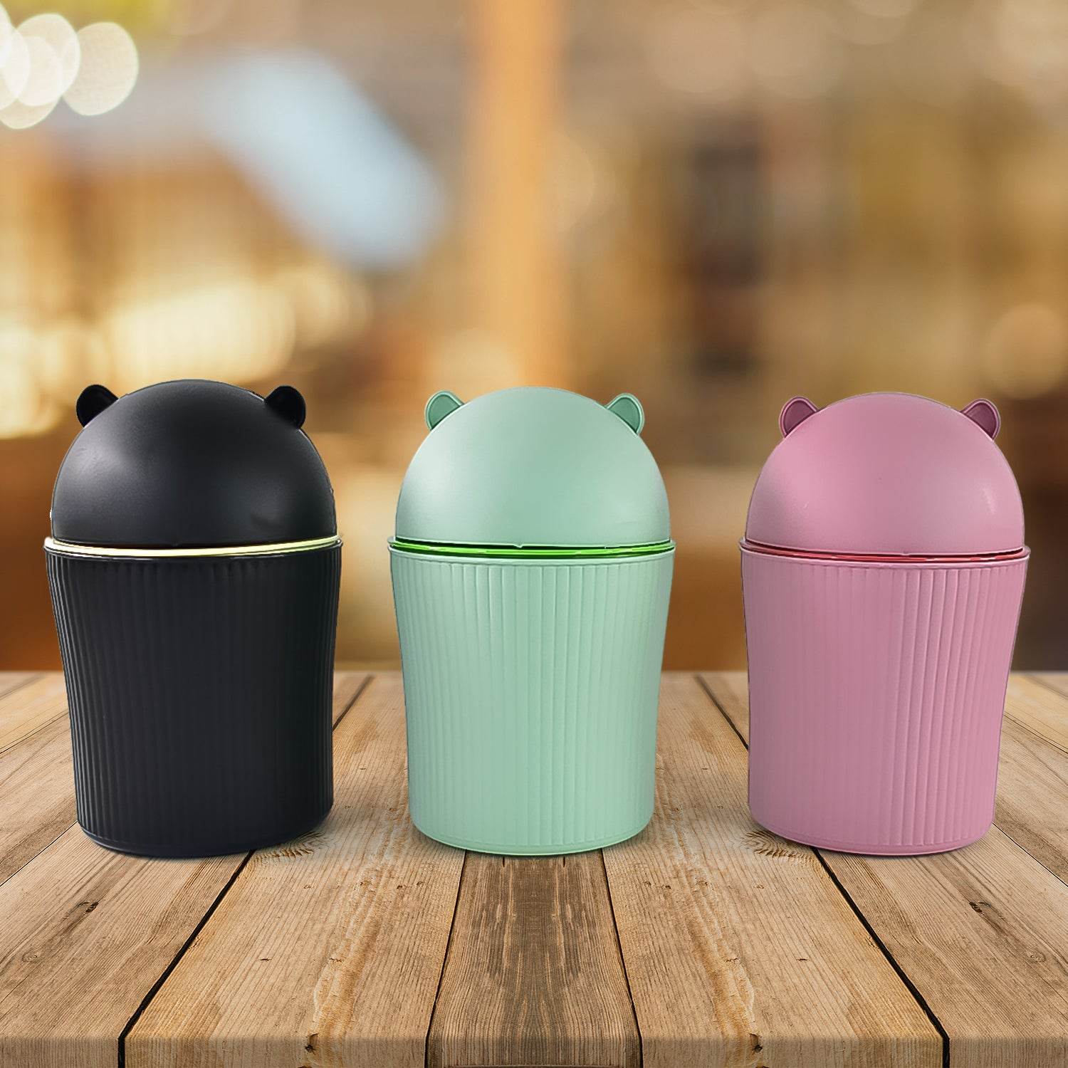 Apex Mini Tabletop Dustbin (1 Pc 1200 Ml Mix Color) - 9XShoppy