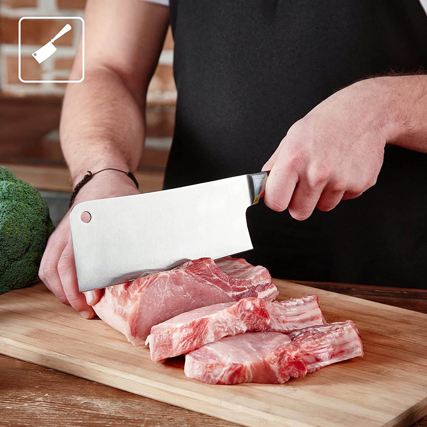 Chopping Board With Knife Set (Pack Of 5) - 9XShoppy