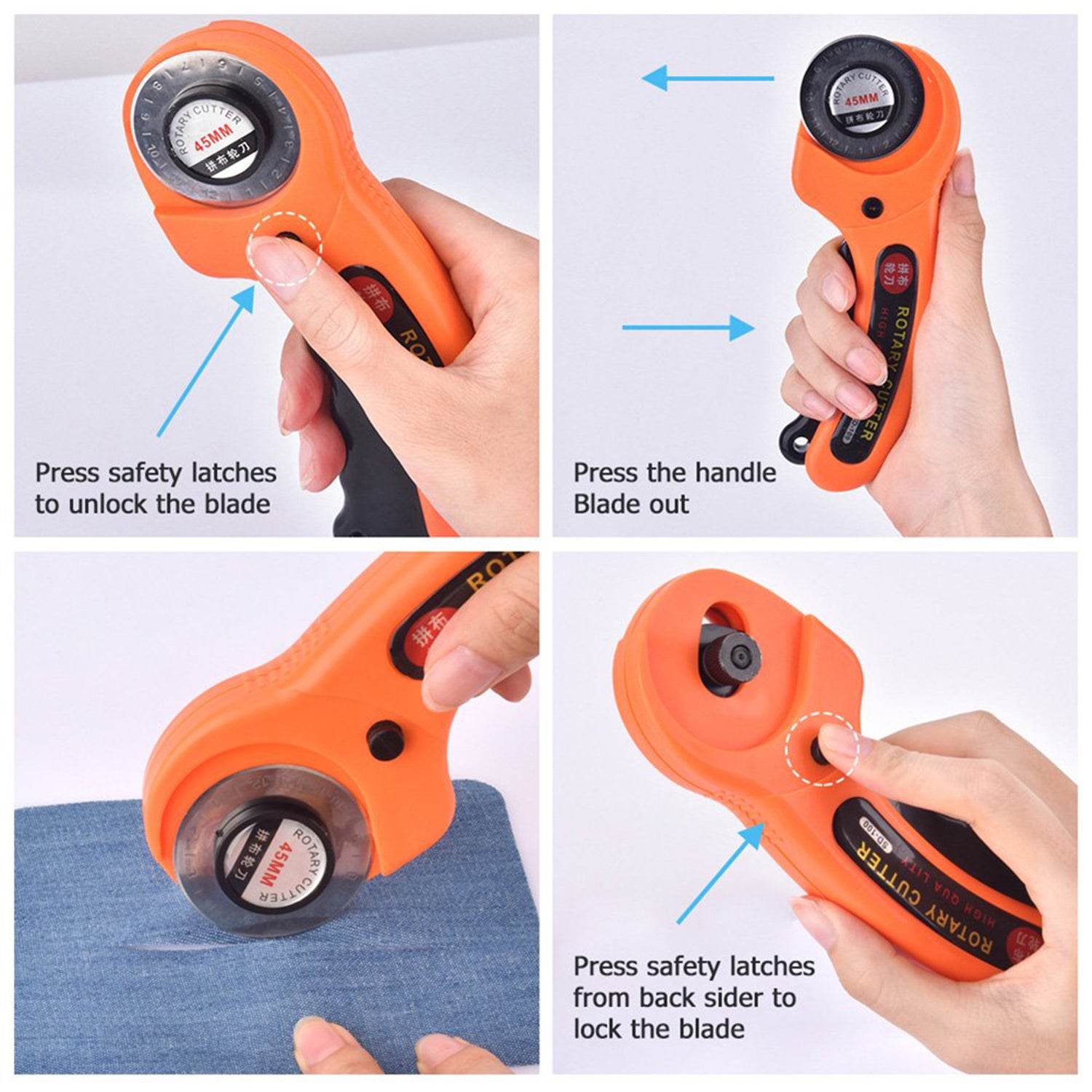 9048 Manual Sewing Roller Cutter Rotary Blade - 9XShoppy