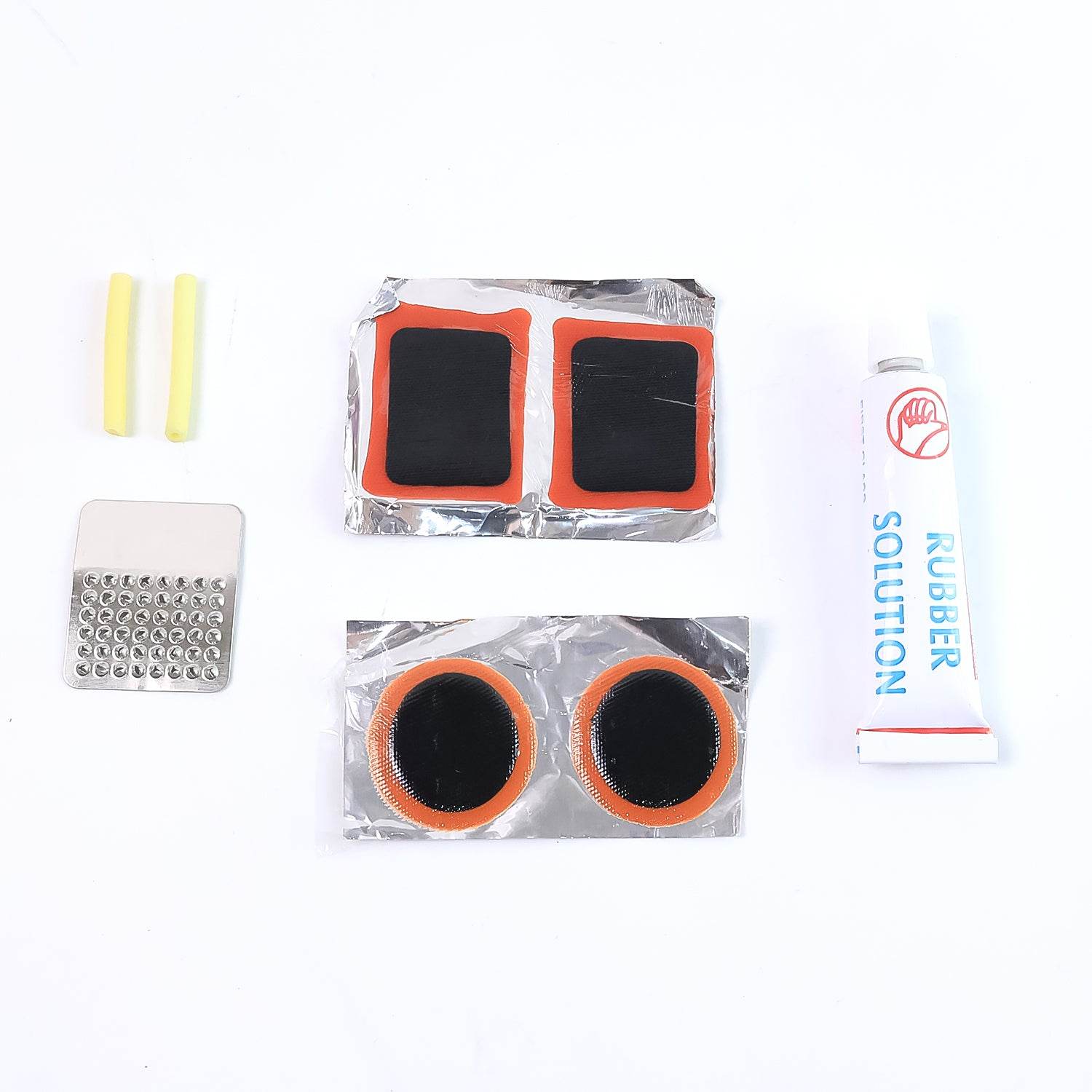 Bicycle Tire Repair Kit Puncture Repair Set With Adhesive Portable Tools - 9XShoppy