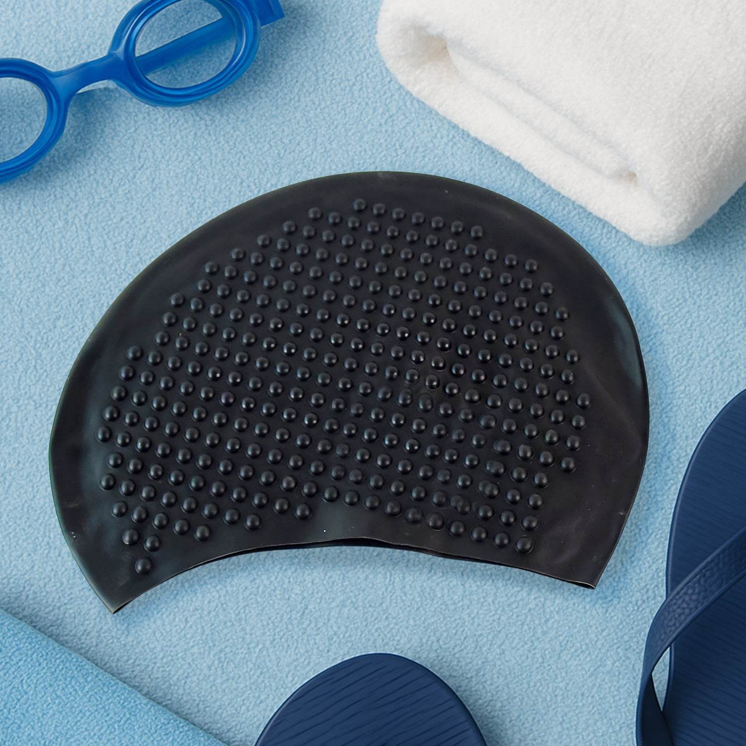 Premium Silicone Waterproof Swimming Cap (1 Pc) - 9XShoppy