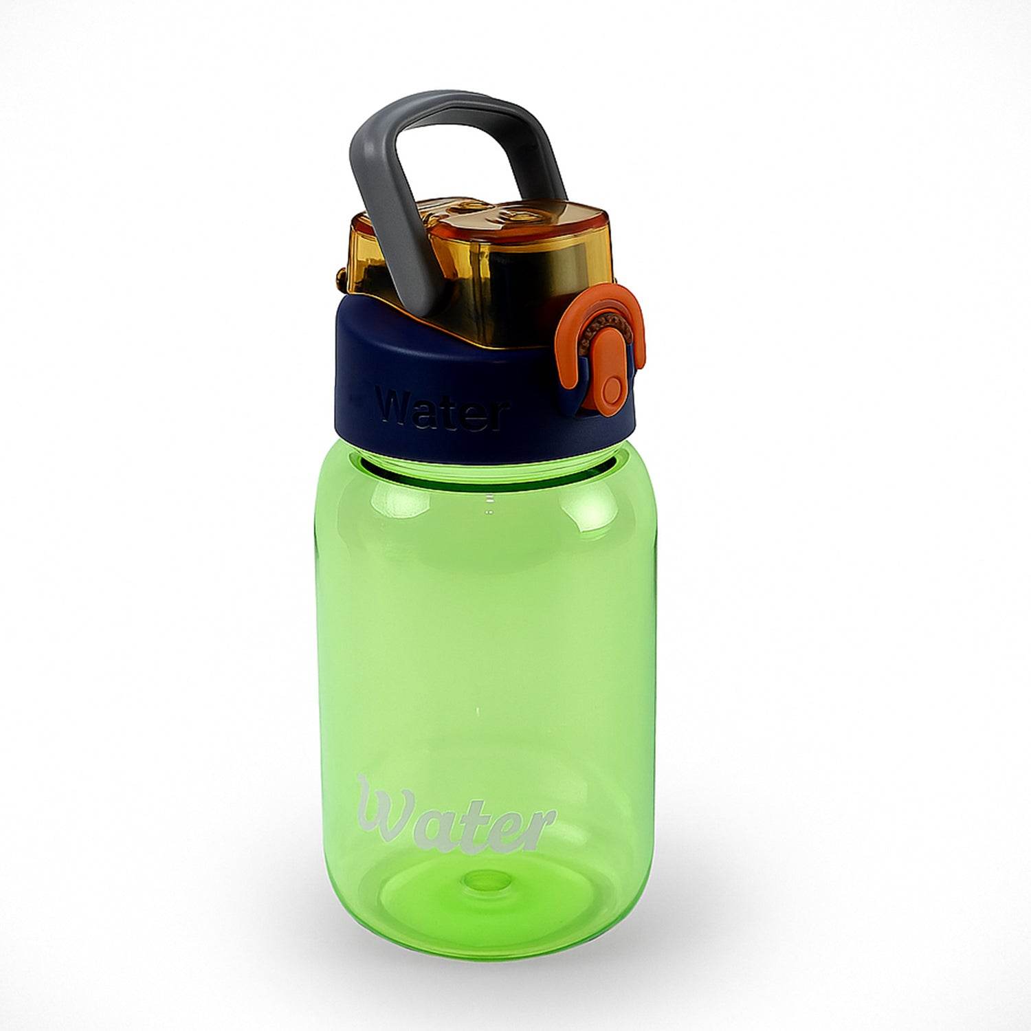 Green Leak-proof Portable Fruit Infuser Water Bottle Approx 600ml (1 Pc) - 9XShoppy