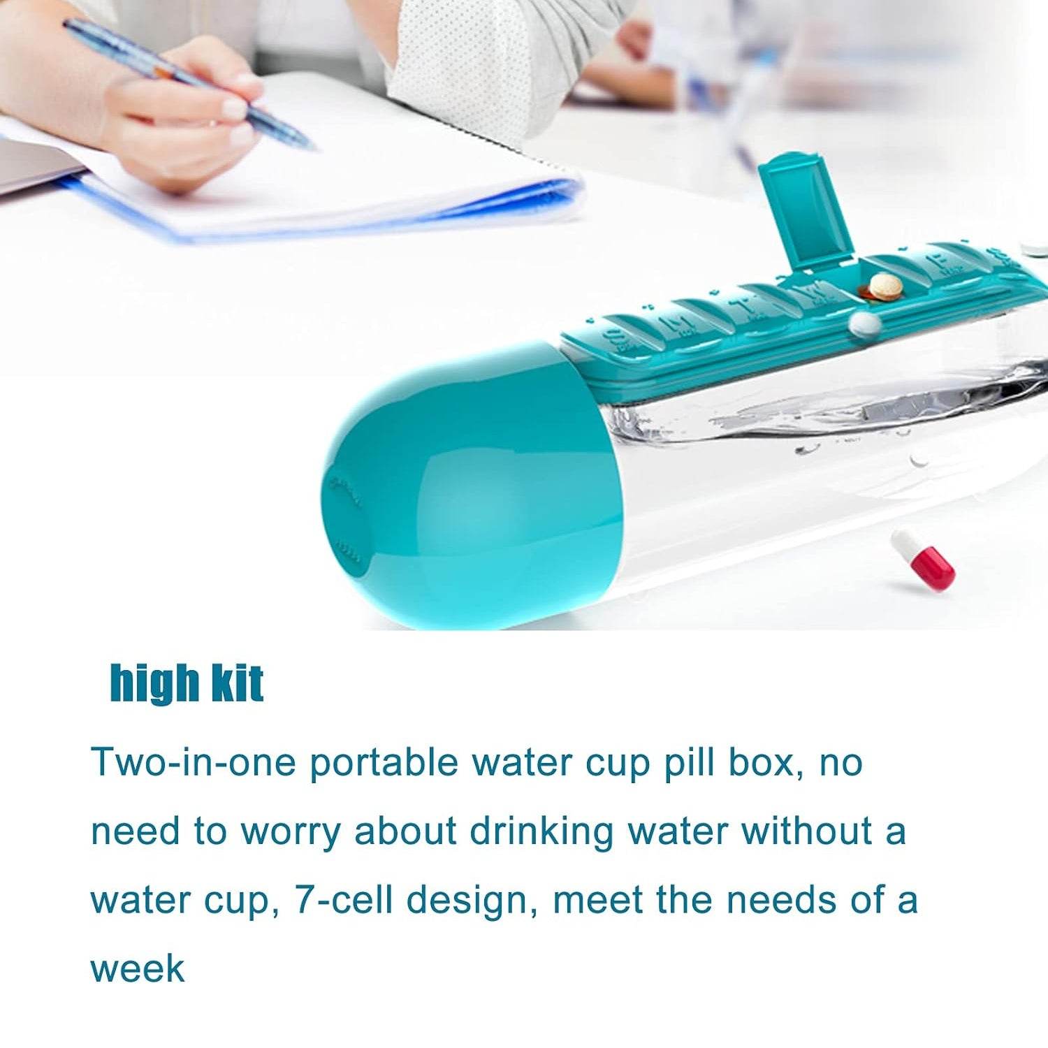 Vitamin Bottle Water Bottle - 9XShoppy