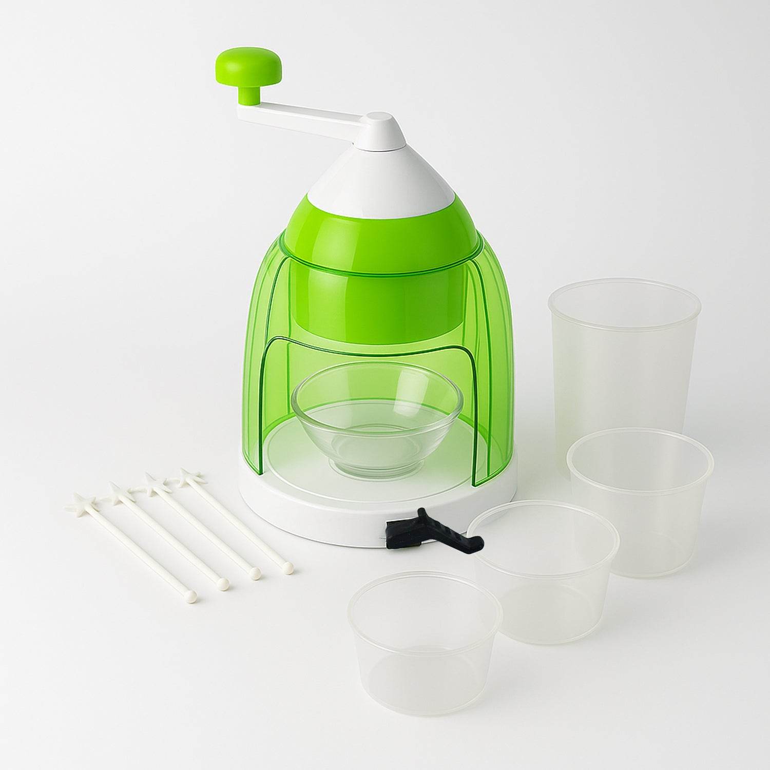 Manual Ice Crusher Snow Cone Maker With Hand Crank - 9XShoppy