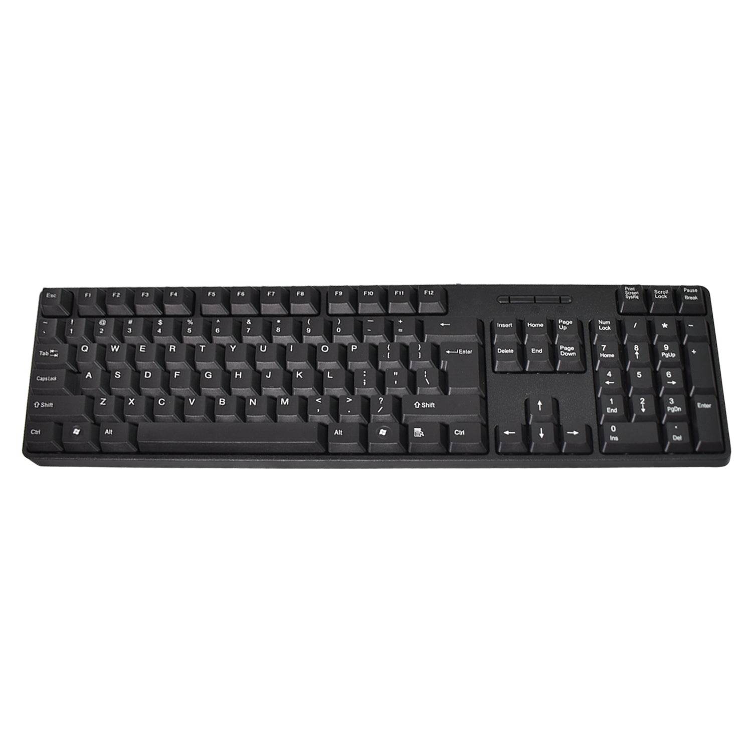 Wired Usb Keyboard 107 Keys Mouse Set (2 Pc Set) - 9XShoppy