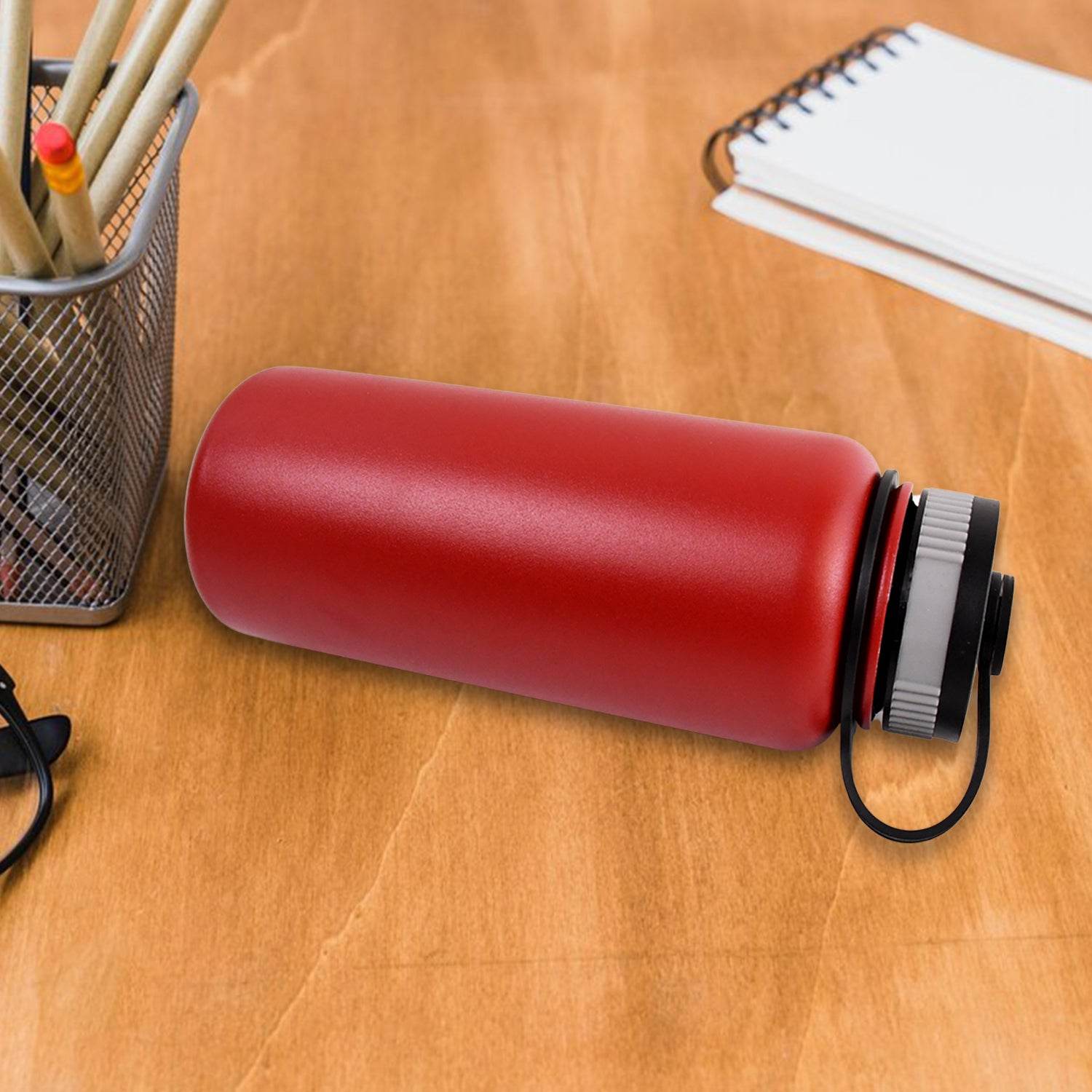 Stainless Steel Double Wall Vacuum-insulated Drink Water Bottle (1000 Ml Mix Color) - 9XShoppy