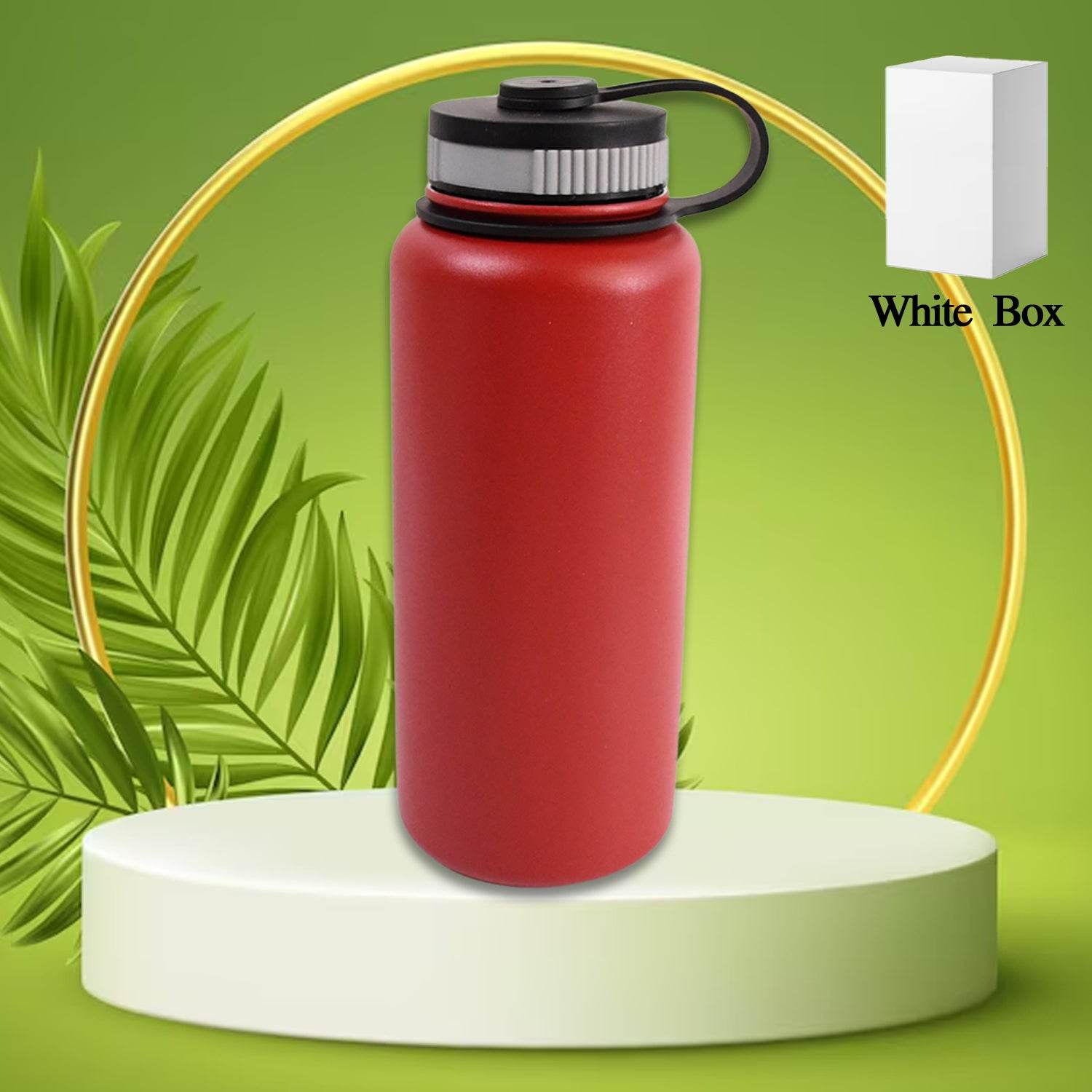 Stainless Steel Double Wall Vacuum-insulated Drink Water Bottle (1000 Ml Mix Color) - 9XShoppy