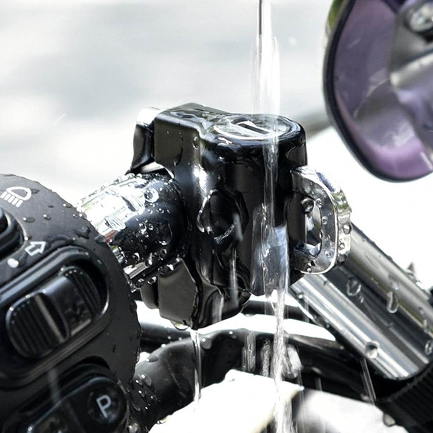 Heavy-duty Helmet Lock For Motorcycle - 9XShoppy