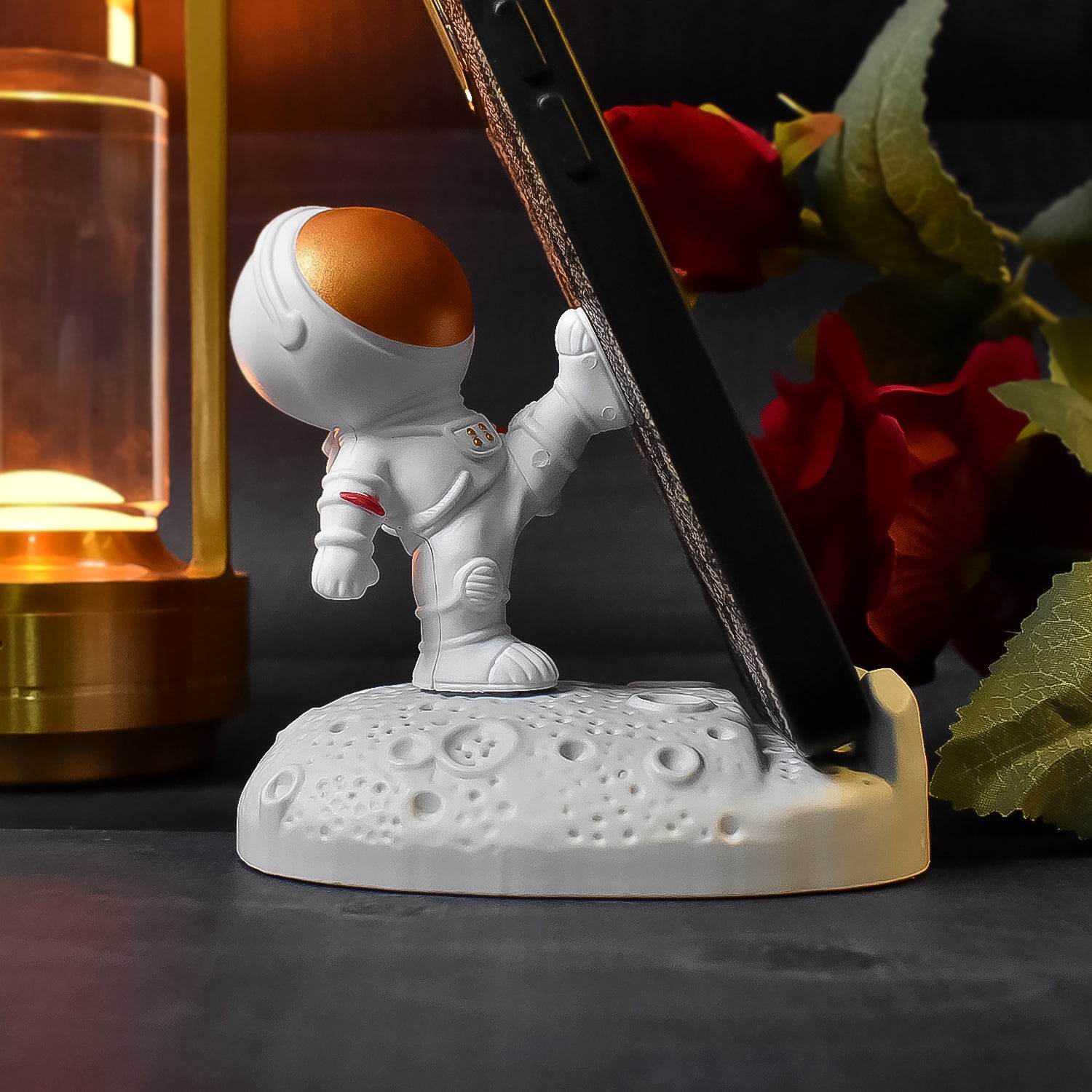 Mobile Holder Astronaut Phone Stand Planet Creative Fun 3d Design (1 Pc) - 9XShoppy
