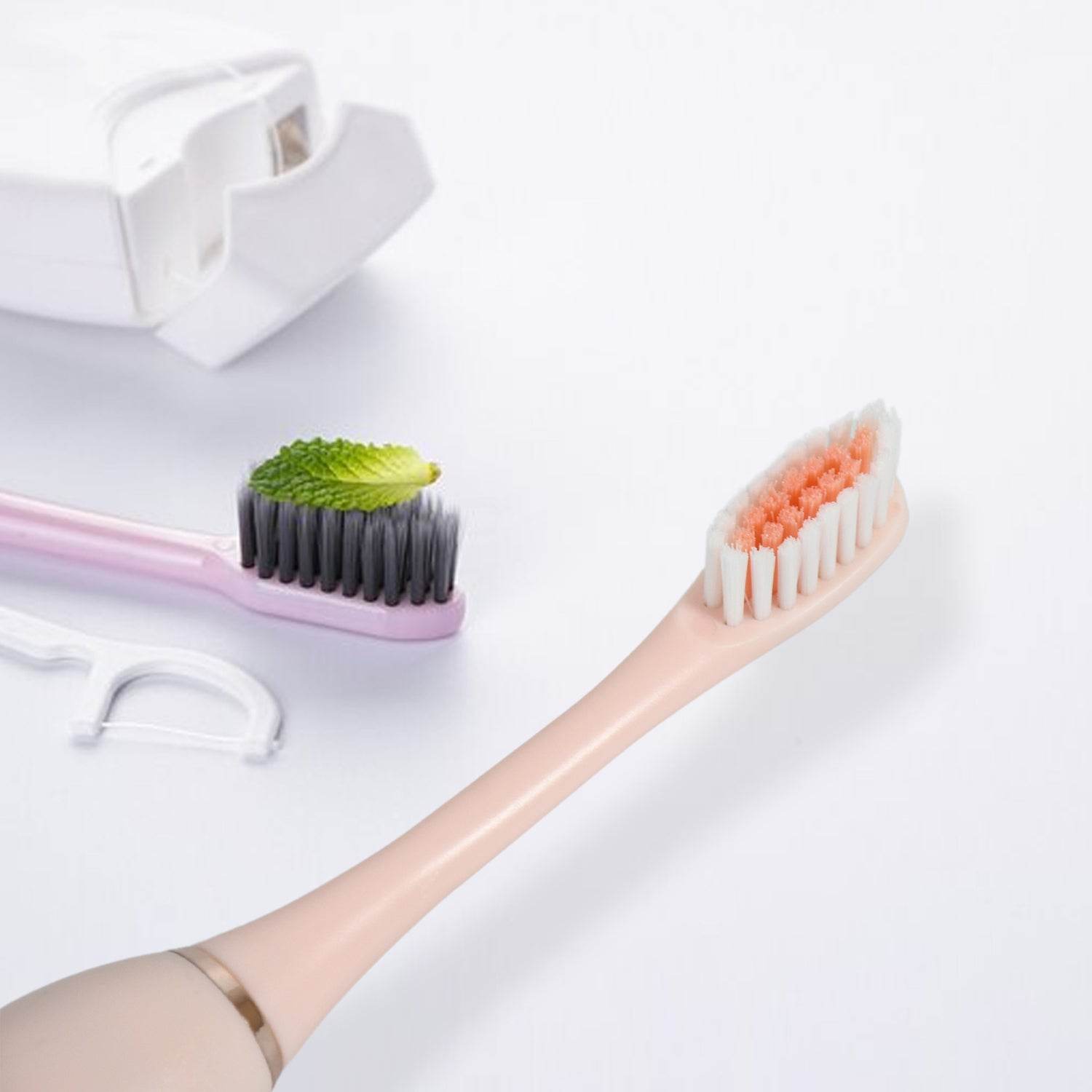7326 Electric Toothbrush For Adults And Teens Electric Toothbrush Deep Cleansing Toothbrush With Extra Brush Heads - 9XShoppy
