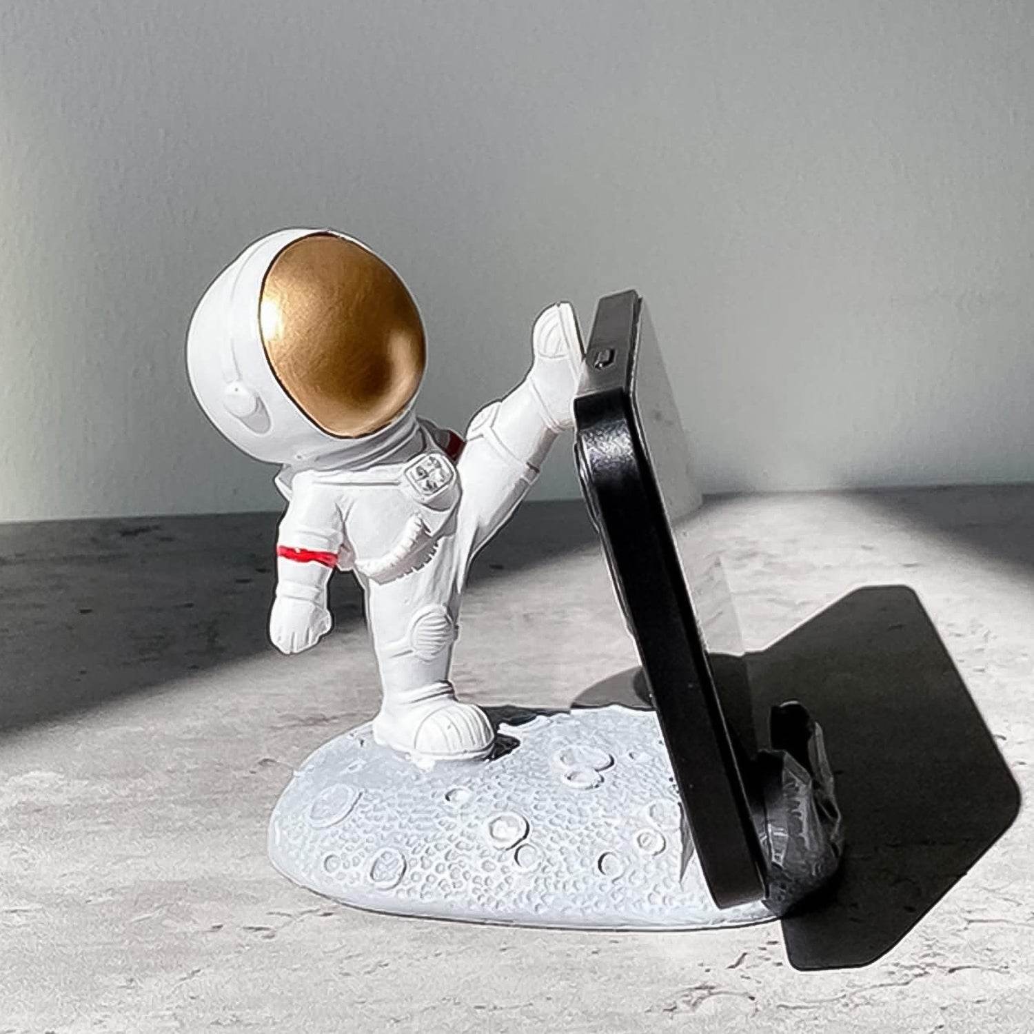 Mobile Holder Astronaut Phone Stand Planet Creative Fun 3d Design (1 Pc) - 9XShoppy