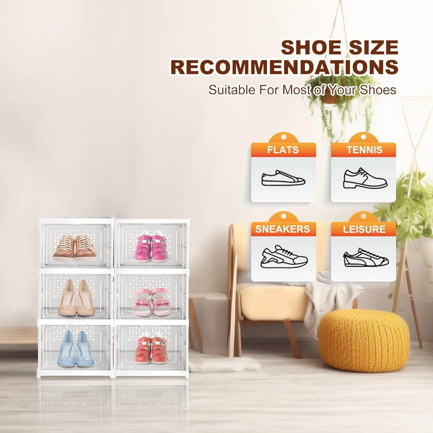 Stackable Multifunctional Storage For Clothes Foldable Drawer Shelf Basket Utility Cart Rack Storage Organizer Cart For Kitchen Pantry Closet Bedroom Bathroom Laundry (3 Layer 1 Pc) - 9XShoppy