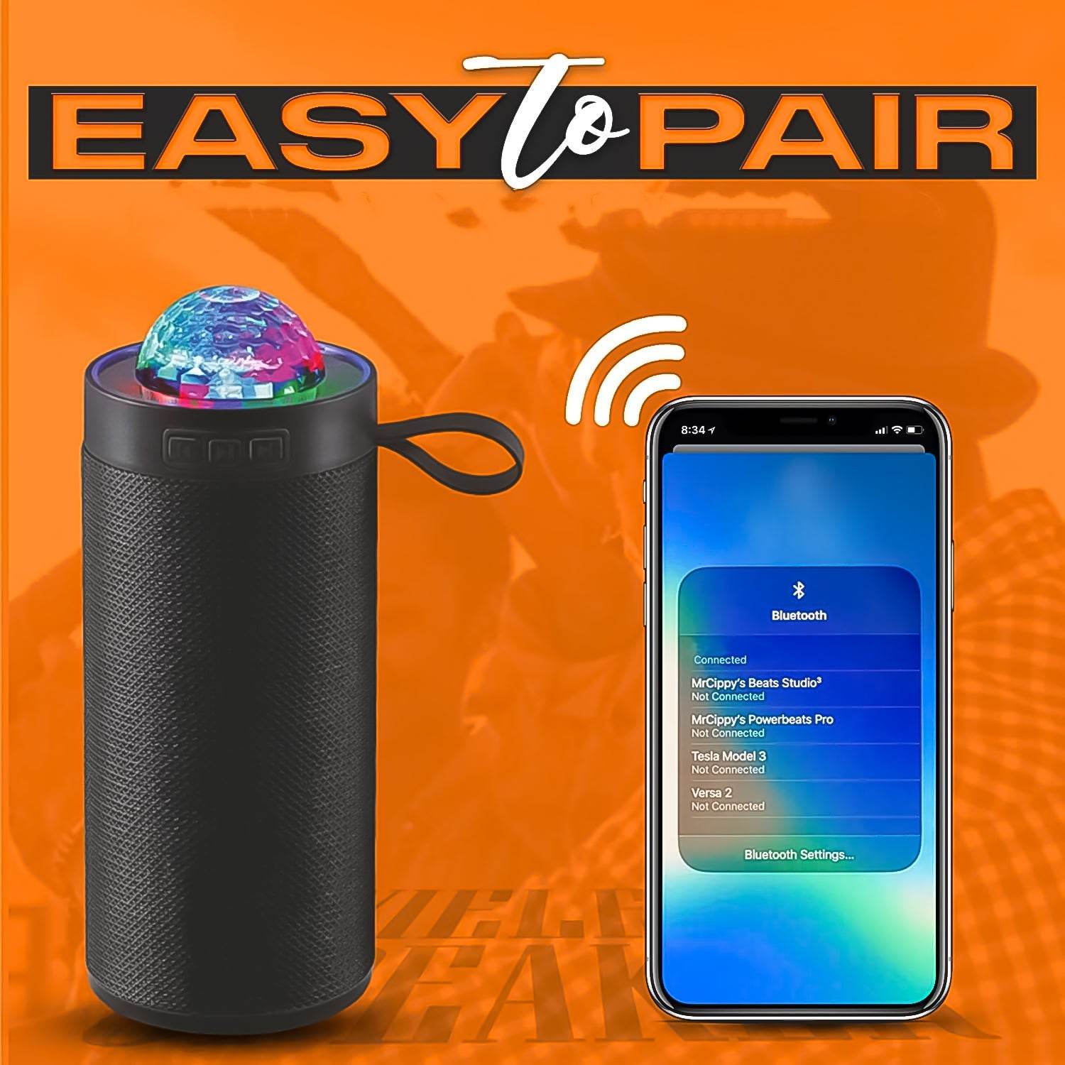 3D Disco Light Sound Bluetooth Speaker - 9XShoppy