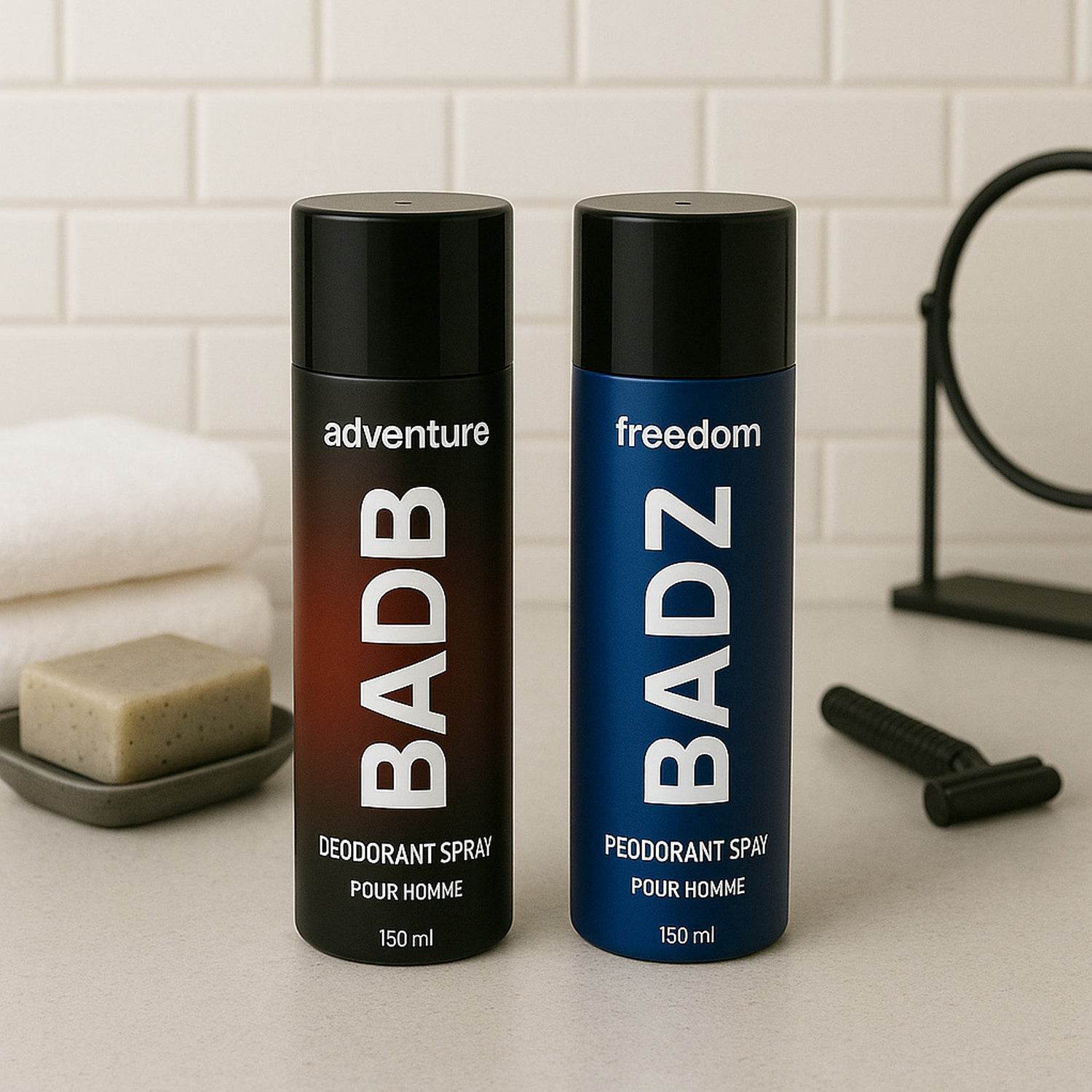 Mens Deodorant Body Spray 150ml (Adventure Freedom Variant 1 Pc Random Mix) - 9XShoppy