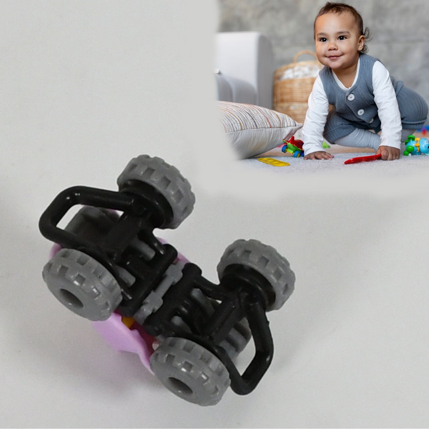 Mini Monster Trucks Friction Powered Cars