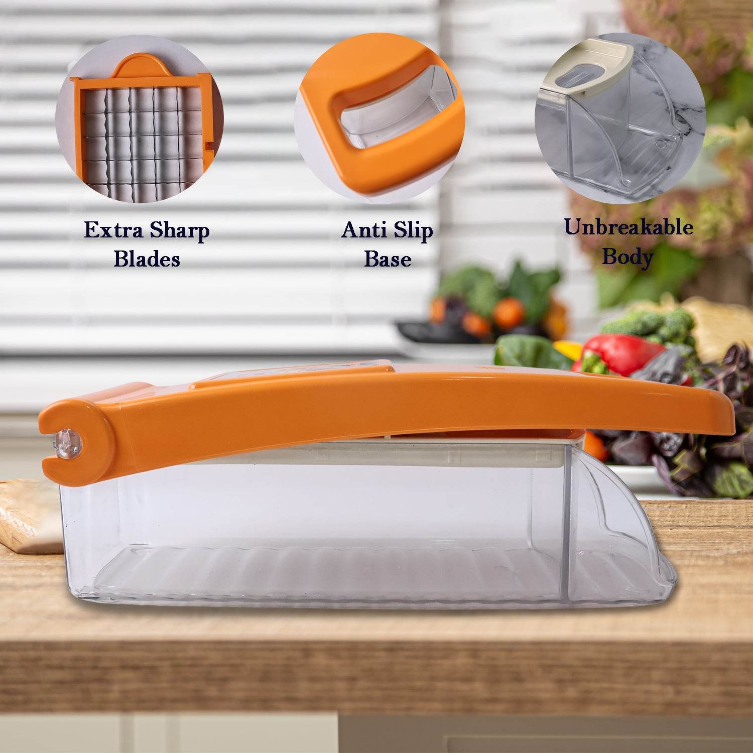Supermom Kitchen Master Vegetable Fruit Chopper (1 Pc) - 9XShoppy