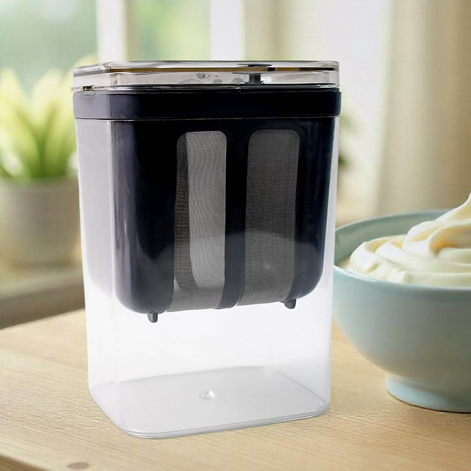 2 In 1 Multifunctional Yogurt Strainer With Storage Container - 9XShoppy