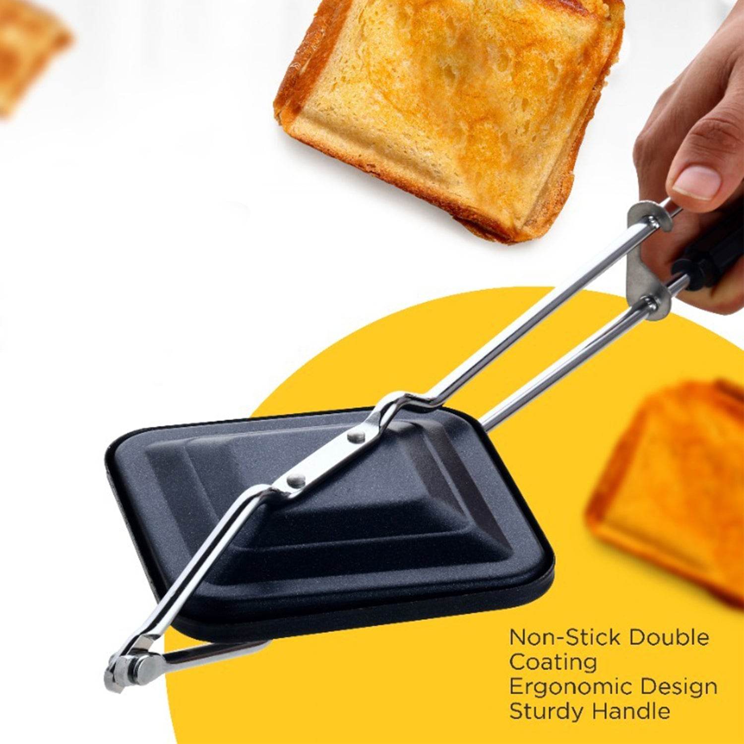 Apex Regular Non-stick Flame-based Sandwich Toaster - 9XShoppy