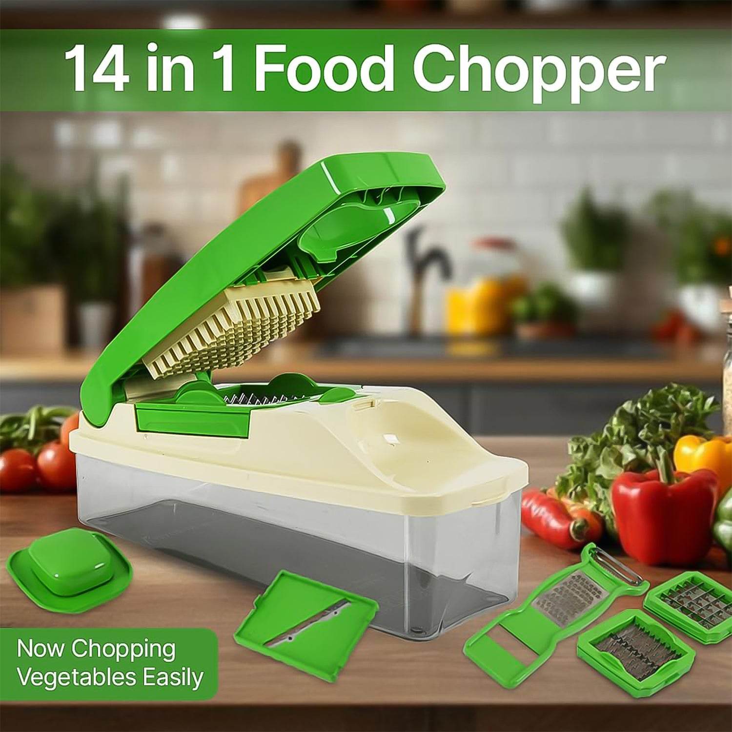 Supermom 14-in-1 Nicer Dicer Multipurpose Vegetable Fruit Chopper - 9XShoppy