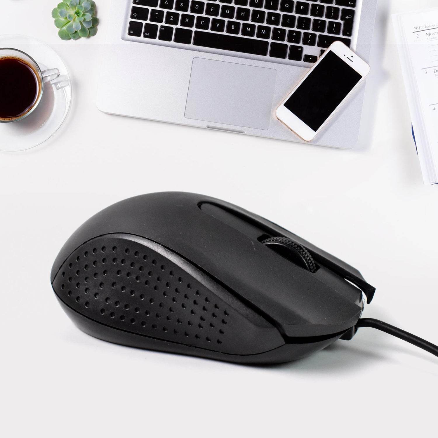 Computer Laptop Wired Optical Mouse M-022 (1 Pc) - 9XShoppy